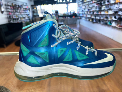 Size 5.5y Nike Lebron 10 “Photo Blue” (MAMO)