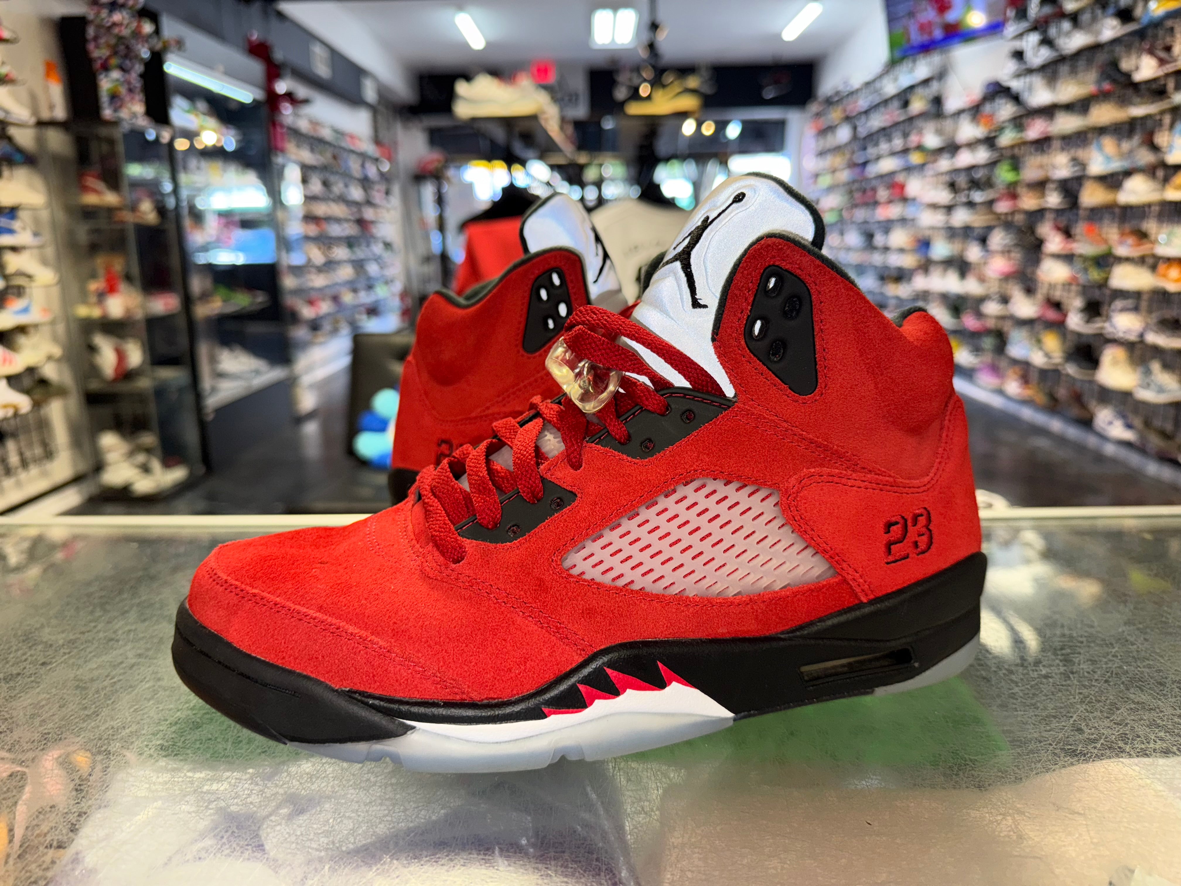 Size 9.5 Air Jordan 5 "Raging Bull"