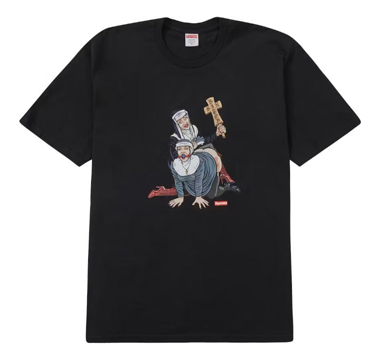 Size M Supreme Nuns Tee “Black”