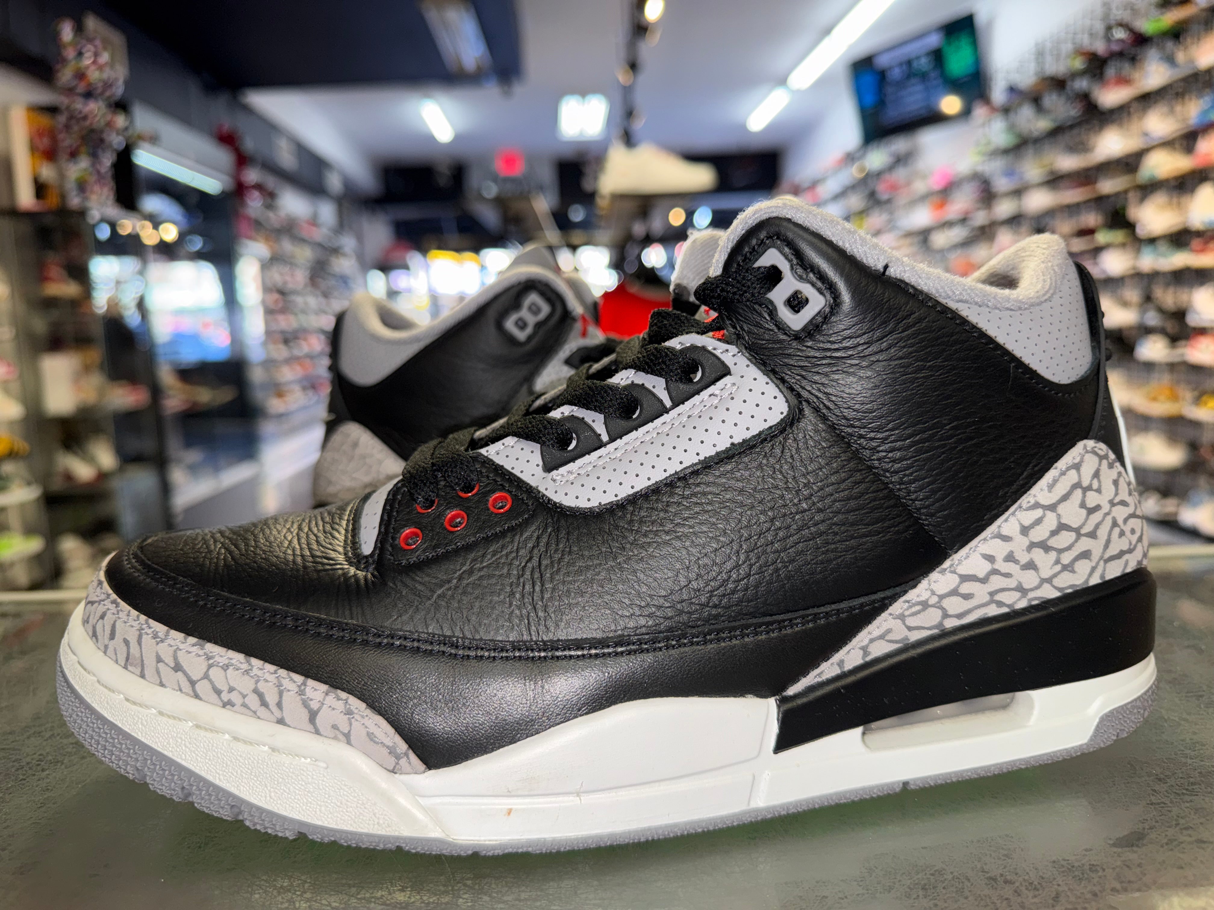 Size 10.5 Air Jordan 3 "Black Cement"