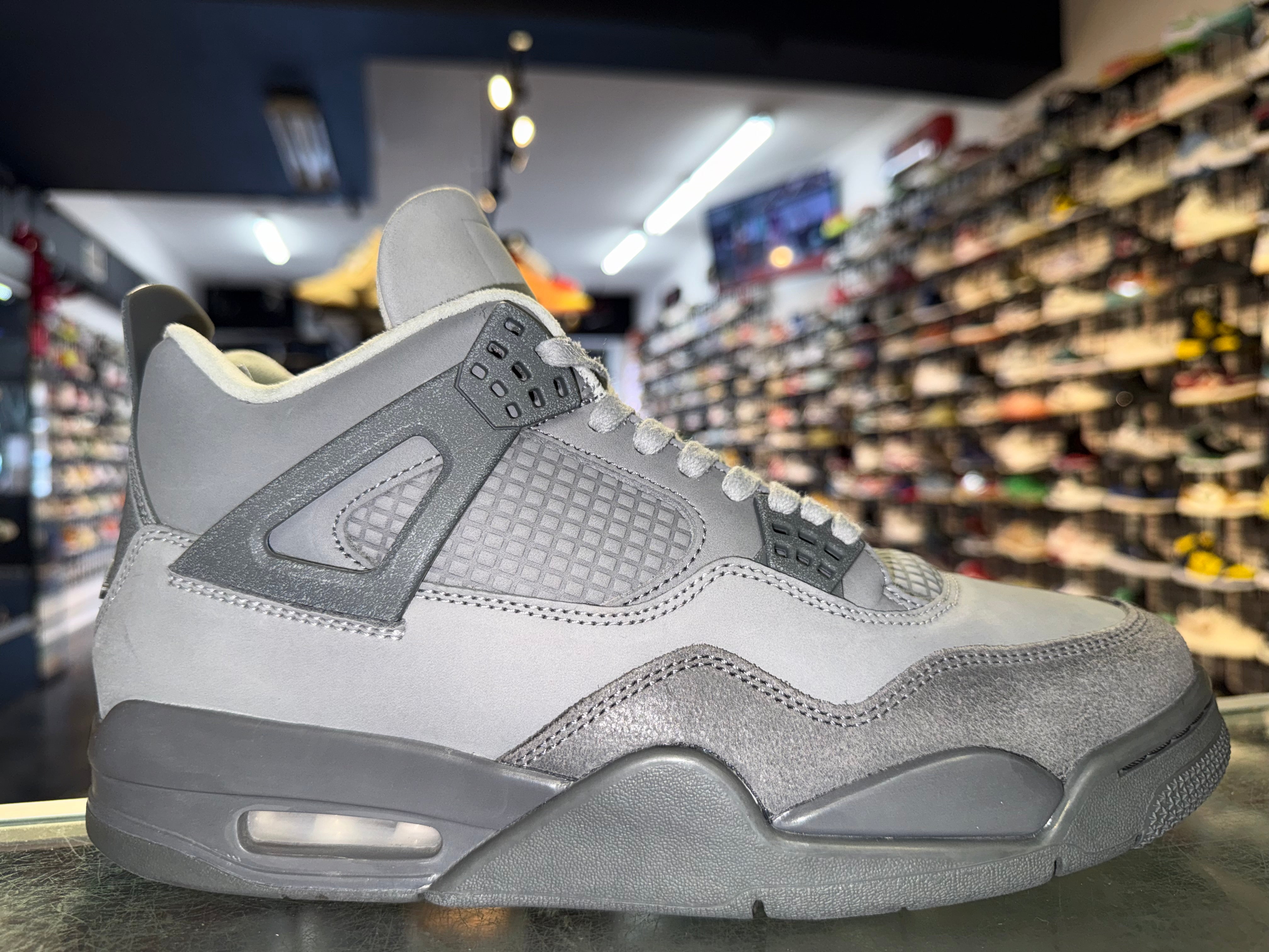 Size 9.5 Air Jordan 4 “Paris Olympics Wet Cement”