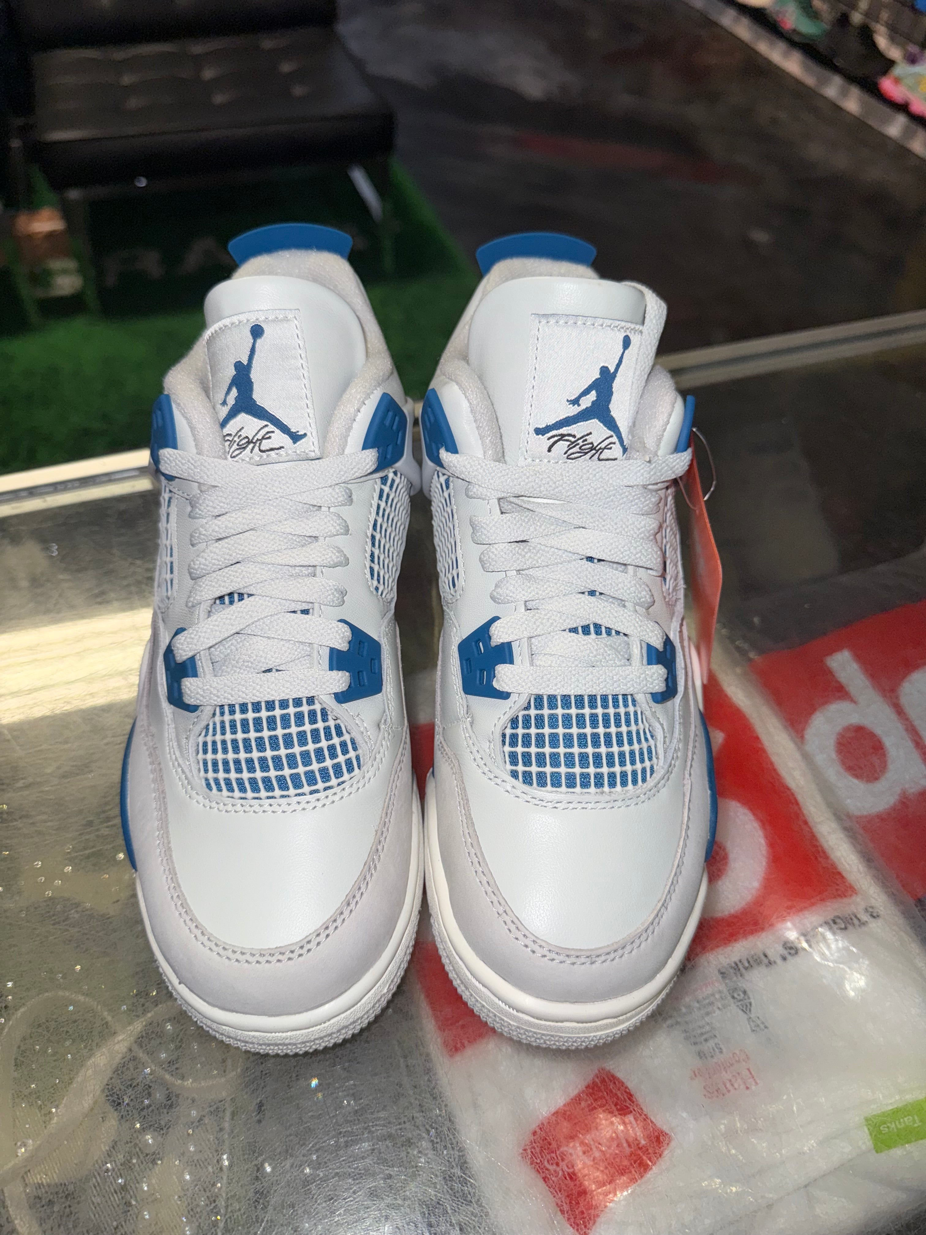 Size 5y Air Jordan 4 “Military Blue” Brand New