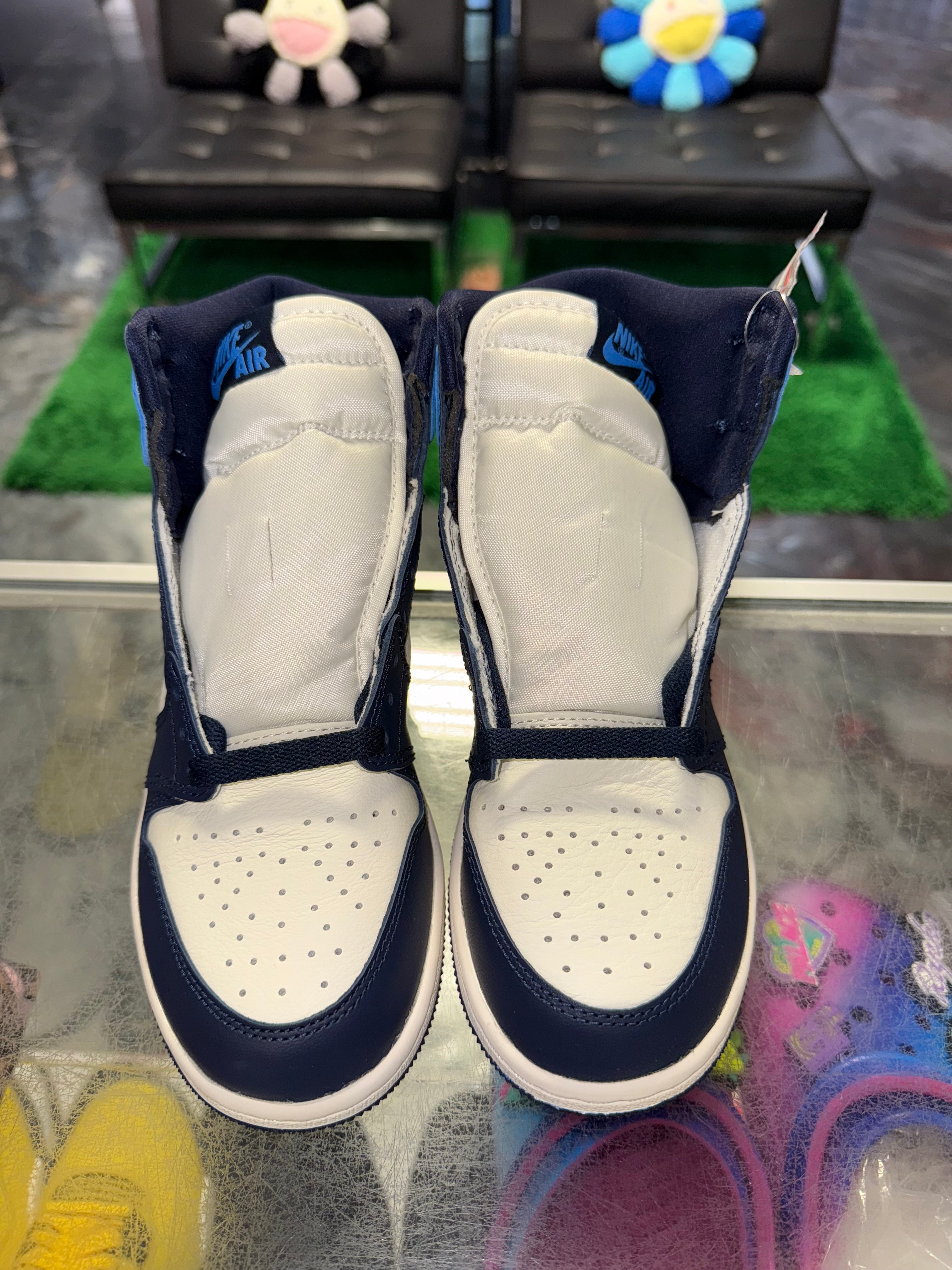 Size 4.5y Air Jordan 1 "Obsidian" Brand New