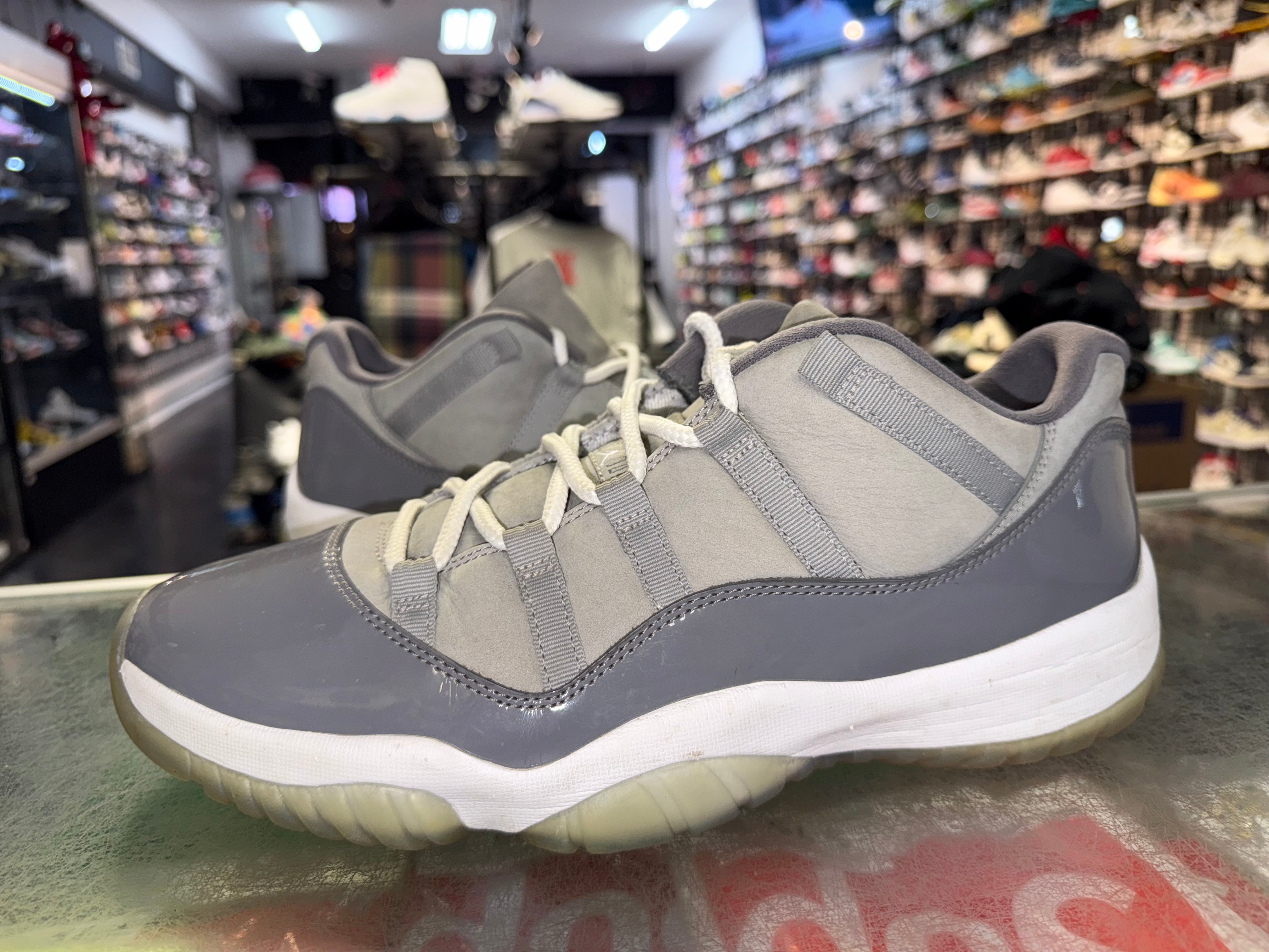 Size 12 Air Jordan 11 Low "Cool Grey"