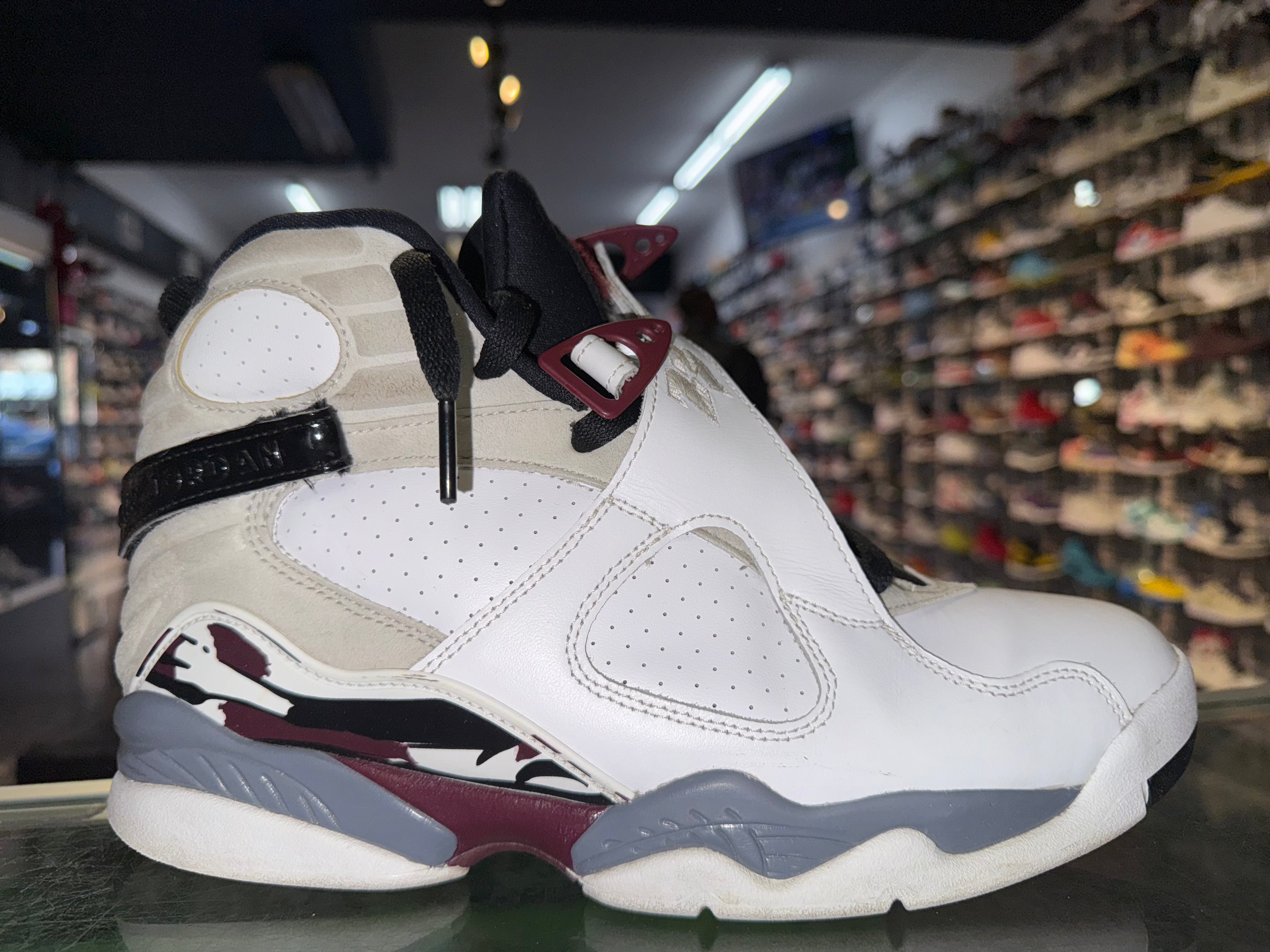 Size 9 (10.5W) AJ 8 "Burgundy" - R
