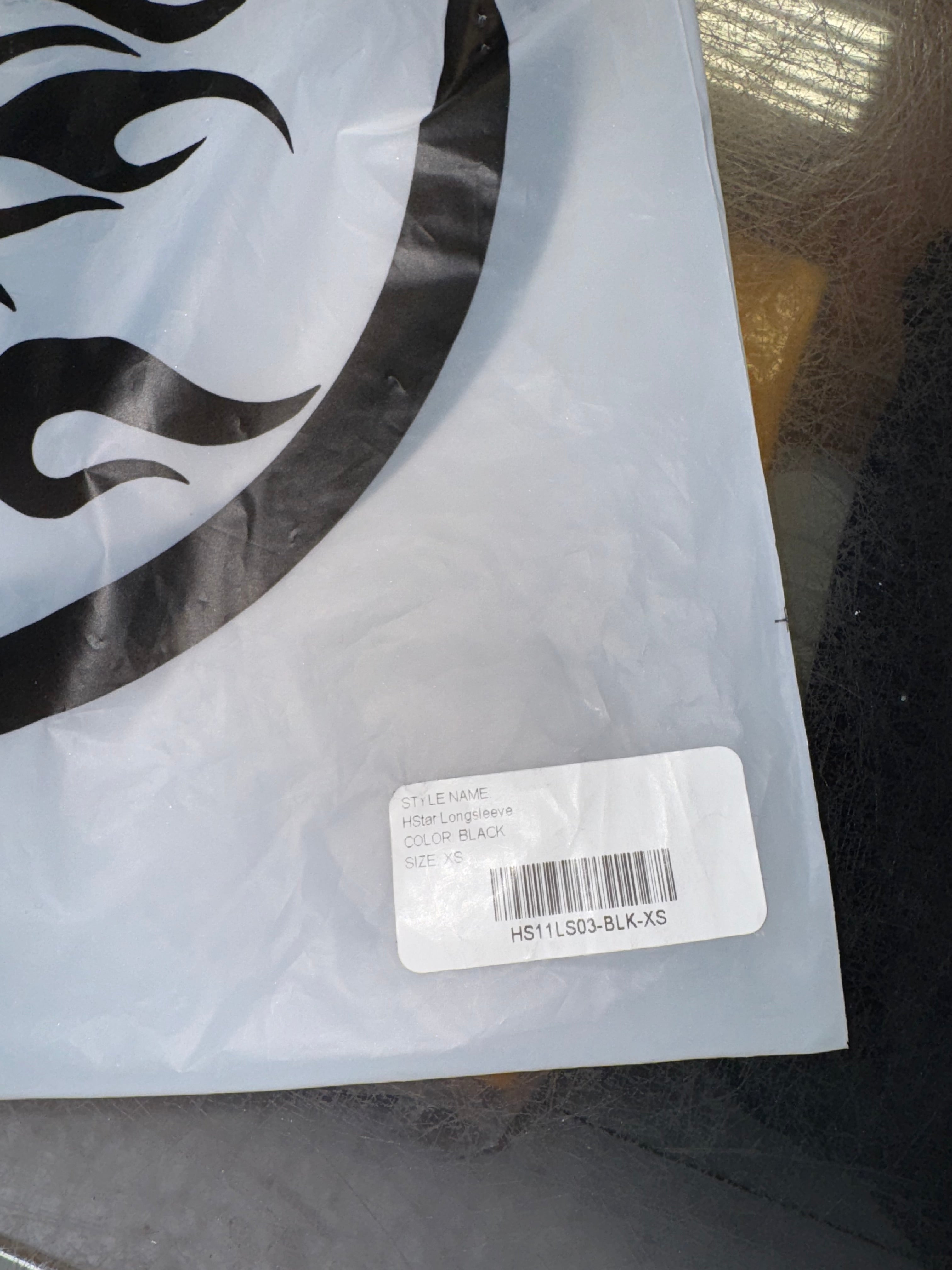 Size XS Hellstar HSTAR Long Sleeve “Black” Brand New