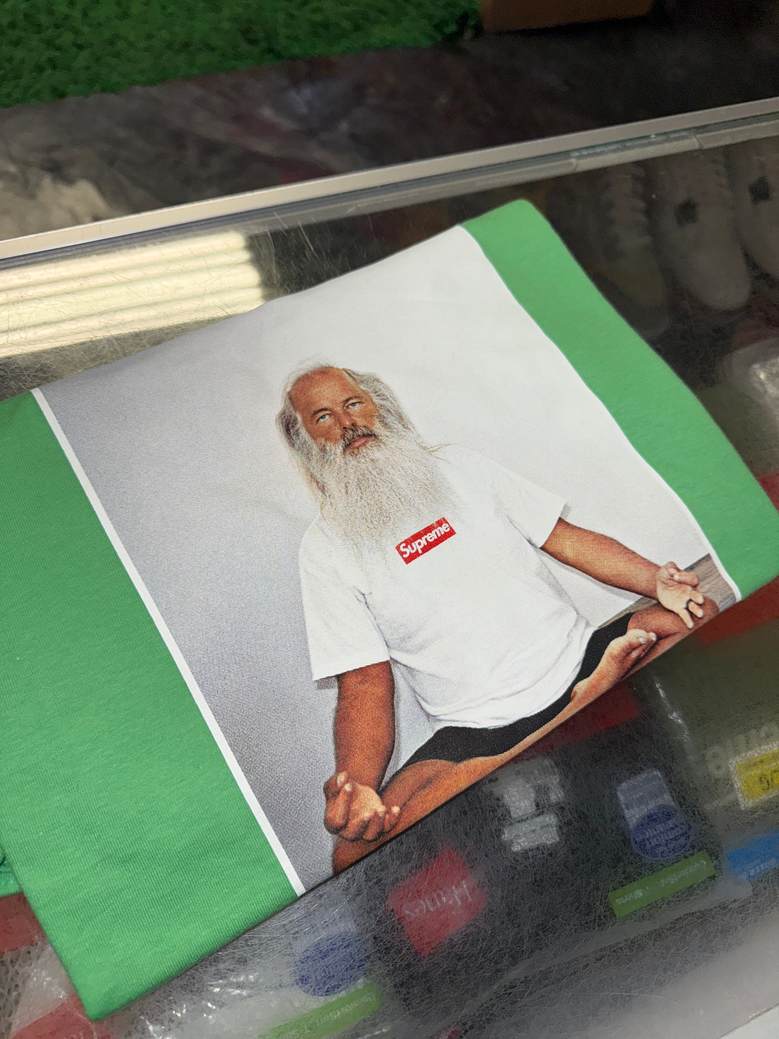 Size XL Supreme Rick Rubin Tee “Green” Brand New