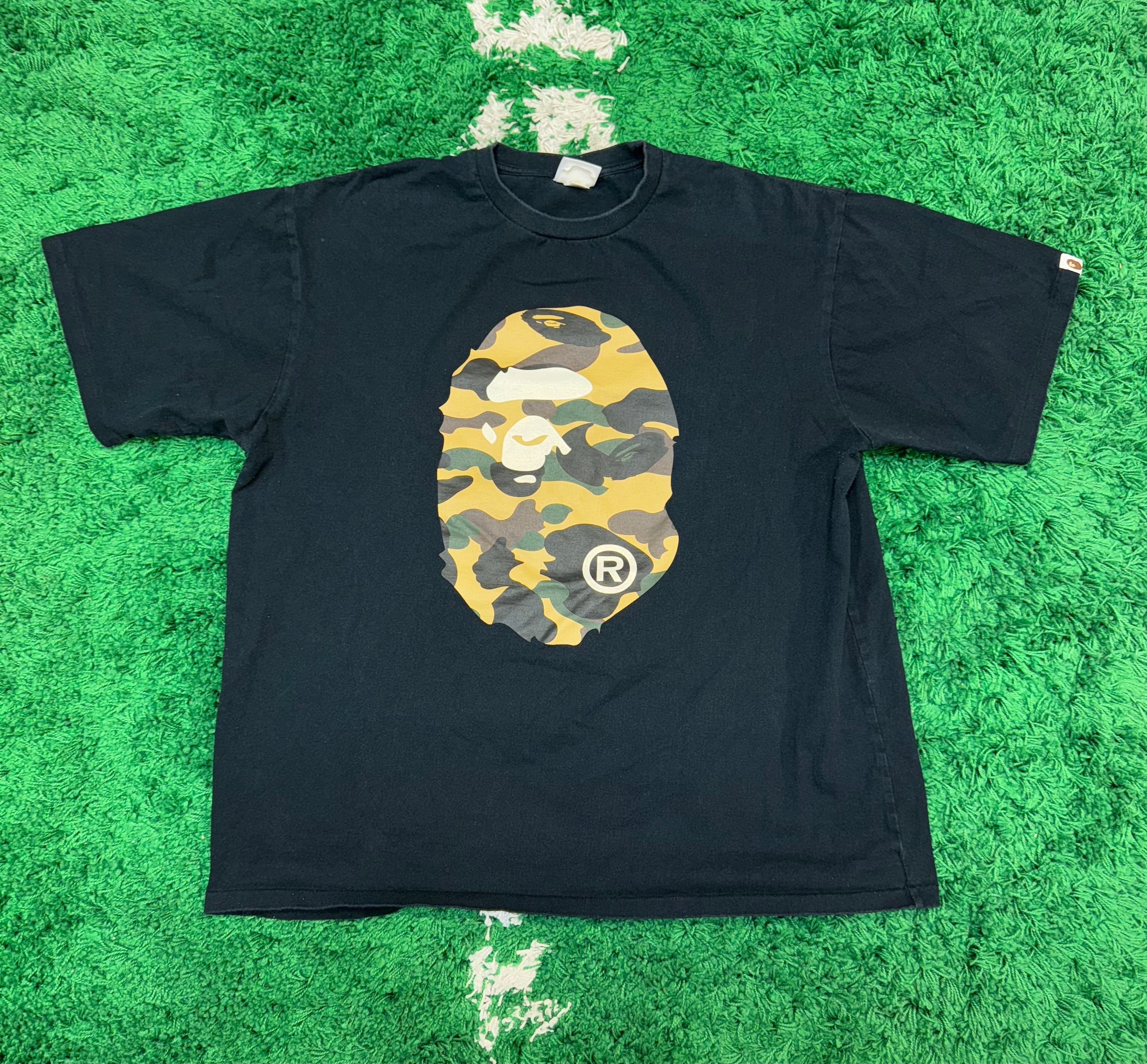 Size XXX-L Bape College Logo Tee “Camo”