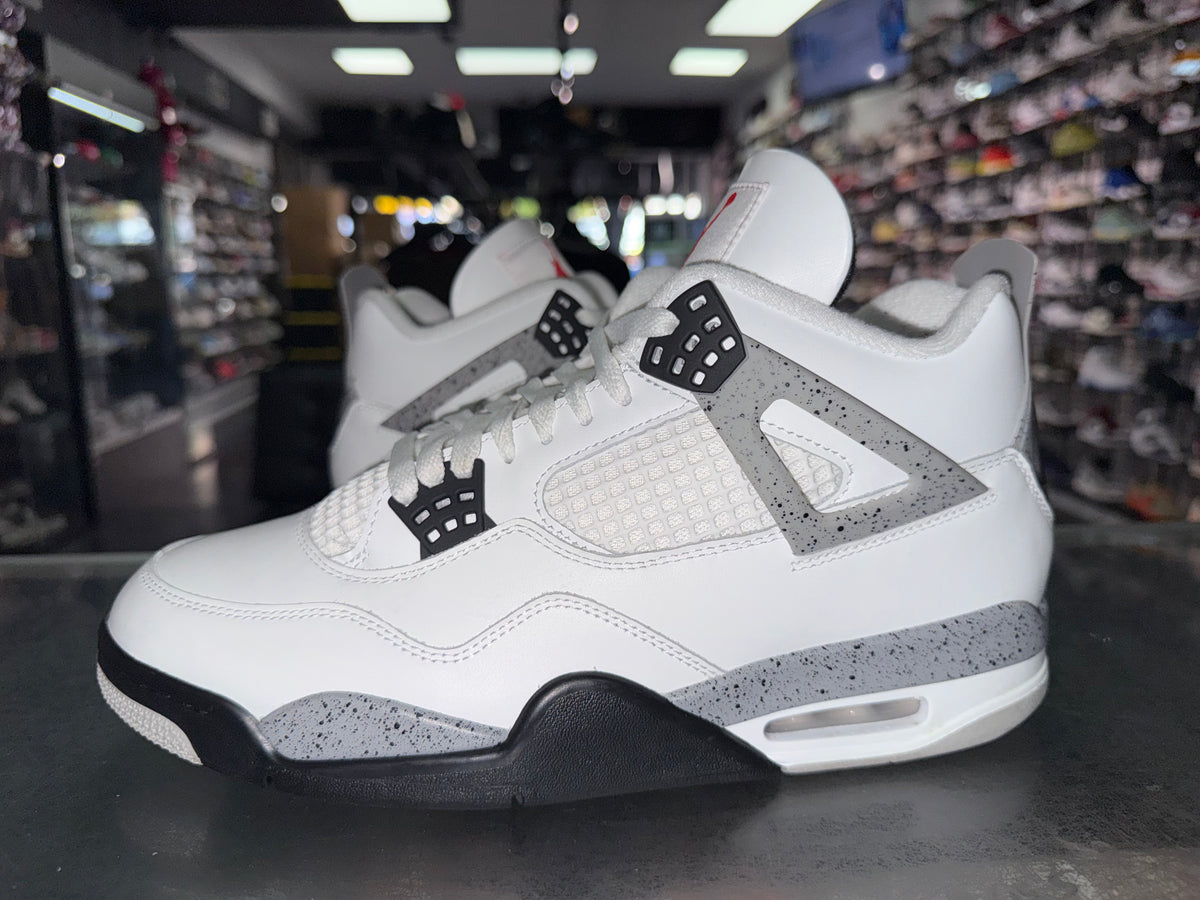 Size 10.5 Air Jordan 4 "White Cement"