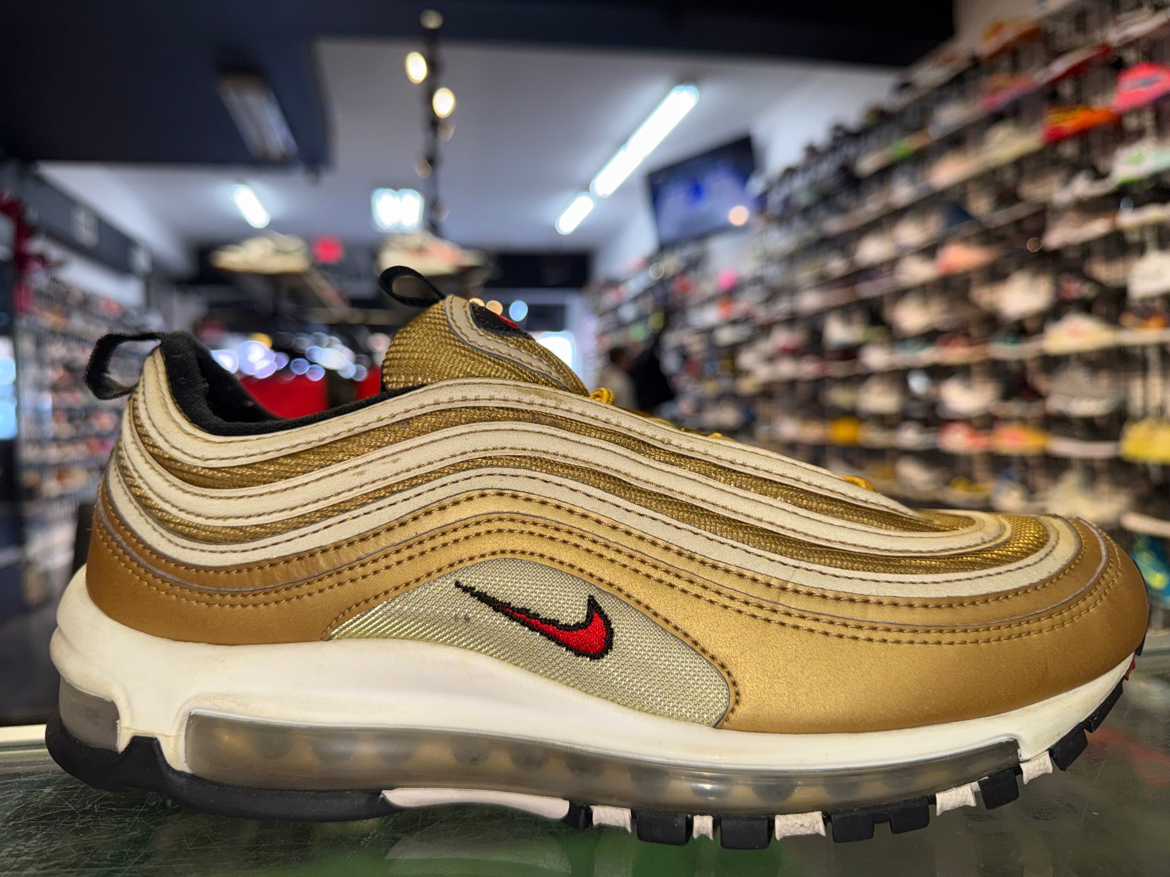 Size 8 Air Max 97 "Metallic Gold"