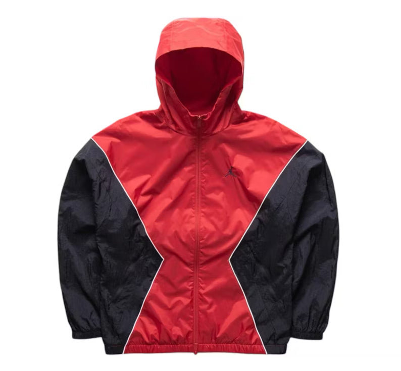 Size XXL Air Jordan Hooded Draft Jacket “Black/Red” Brand New