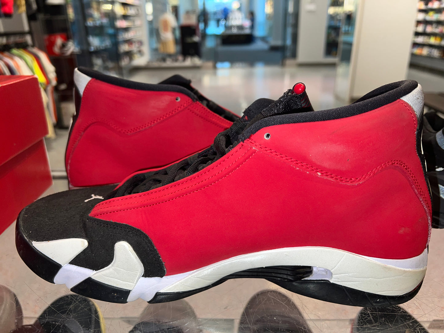 Size 12 Air Jordan 14 “Gym Red Toro”  (Mall)