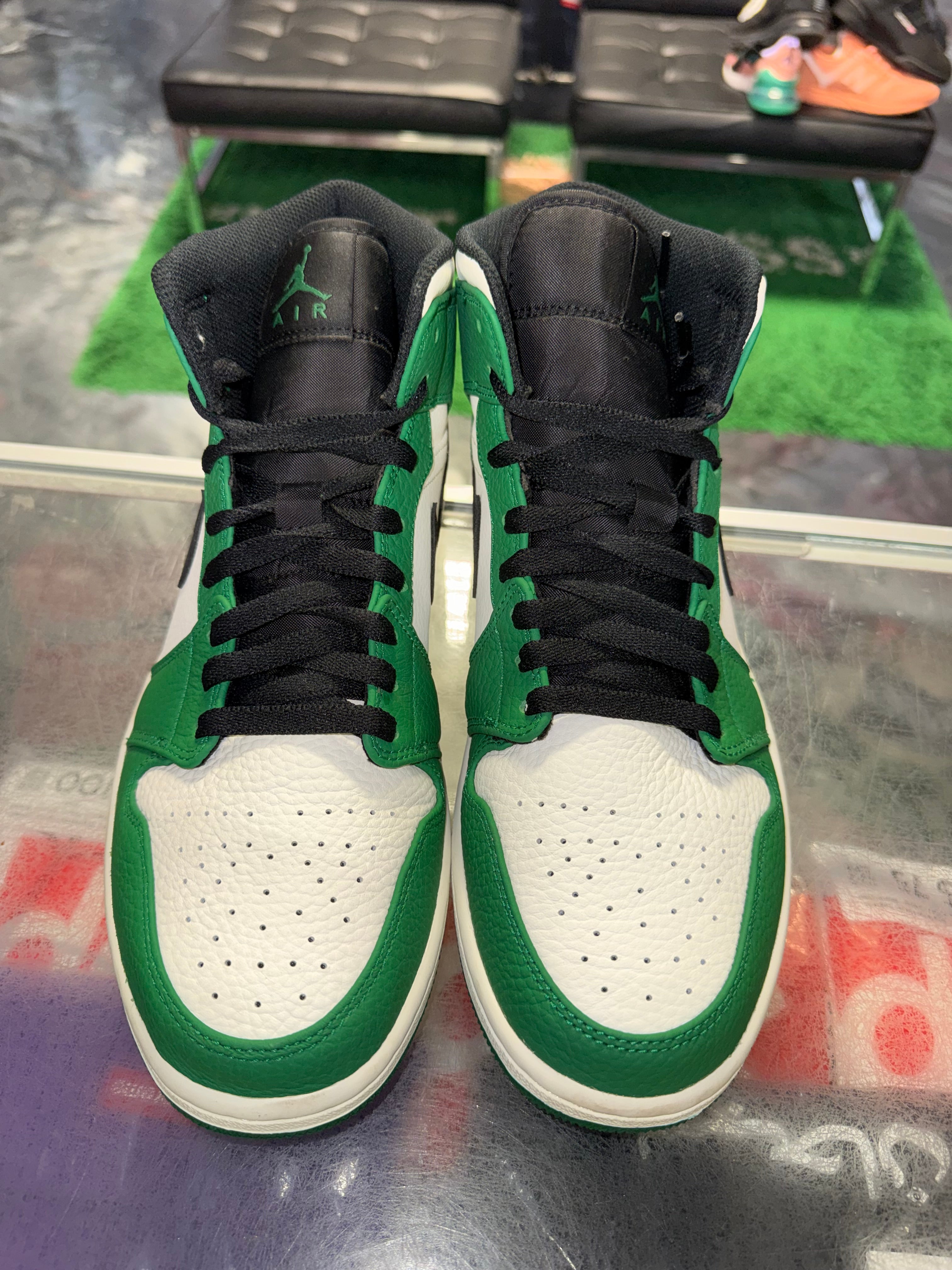Size 10.5 Air Jordan 1 Mid “Pine Green” Brand New – Direct Kicks