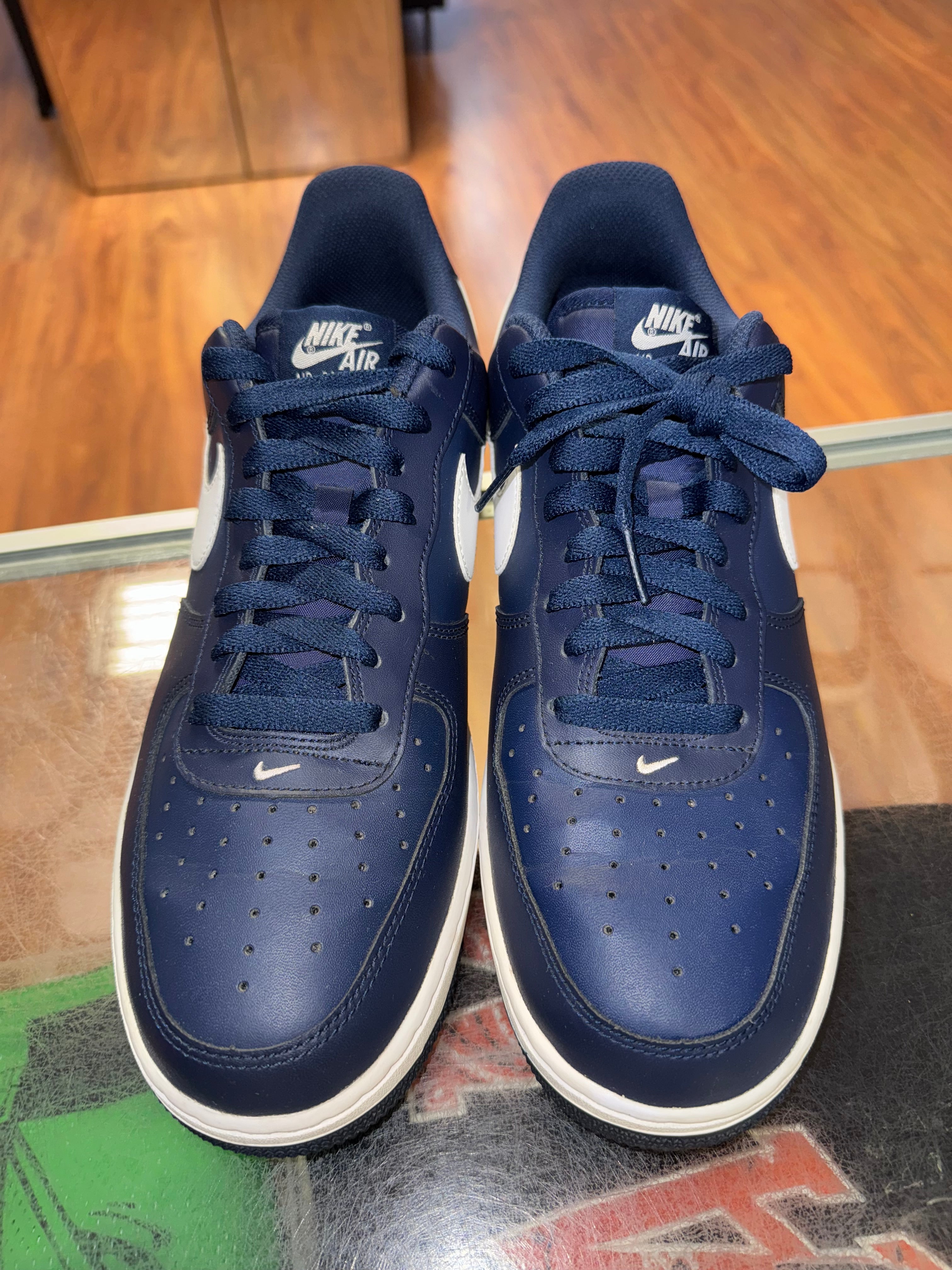 Size 10.5 Air Force 1 "Navy Blue White"