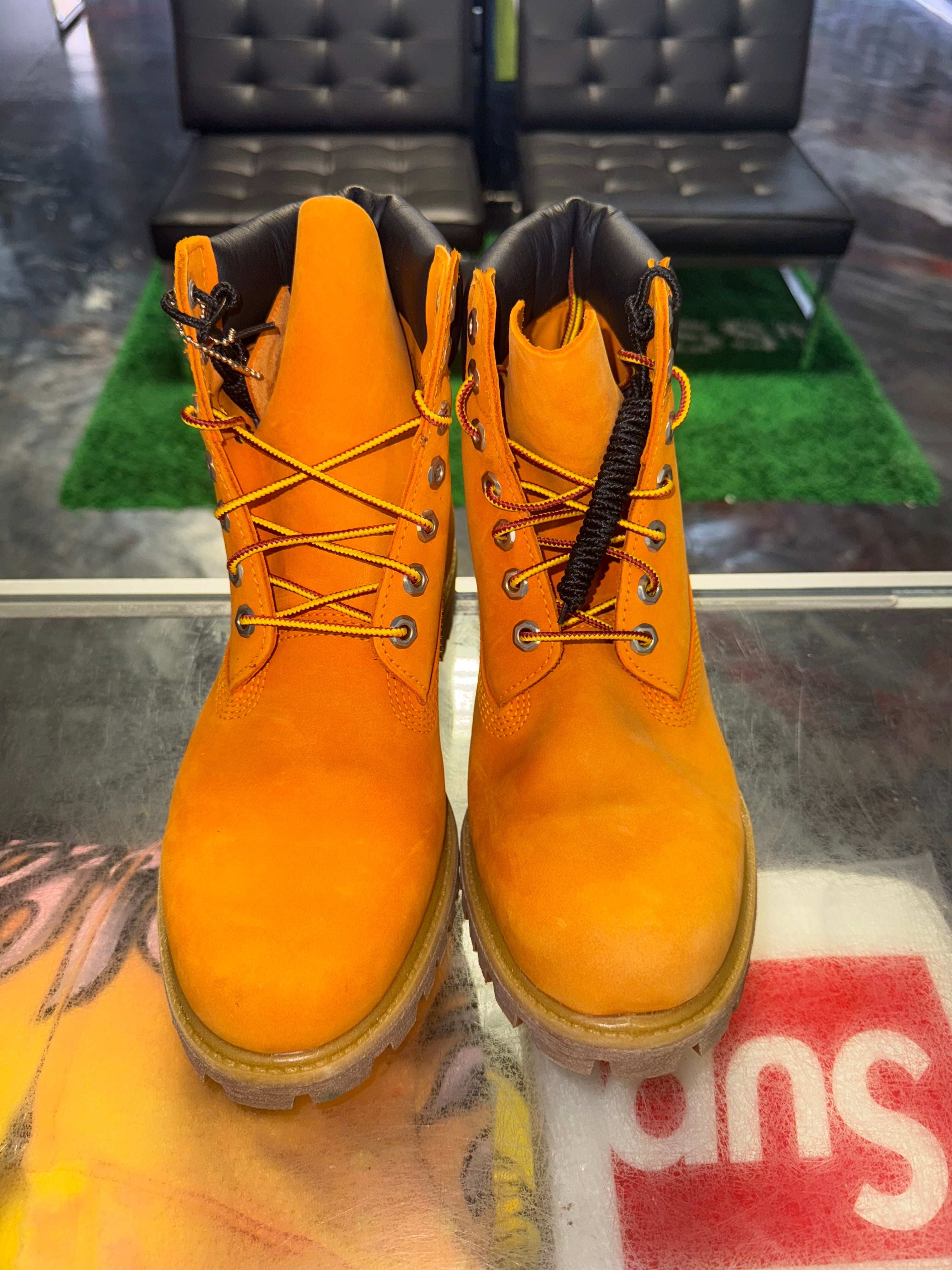 Size 9 Timberland 6 Inch Premium Boot "Cheddar" Worn 1x
