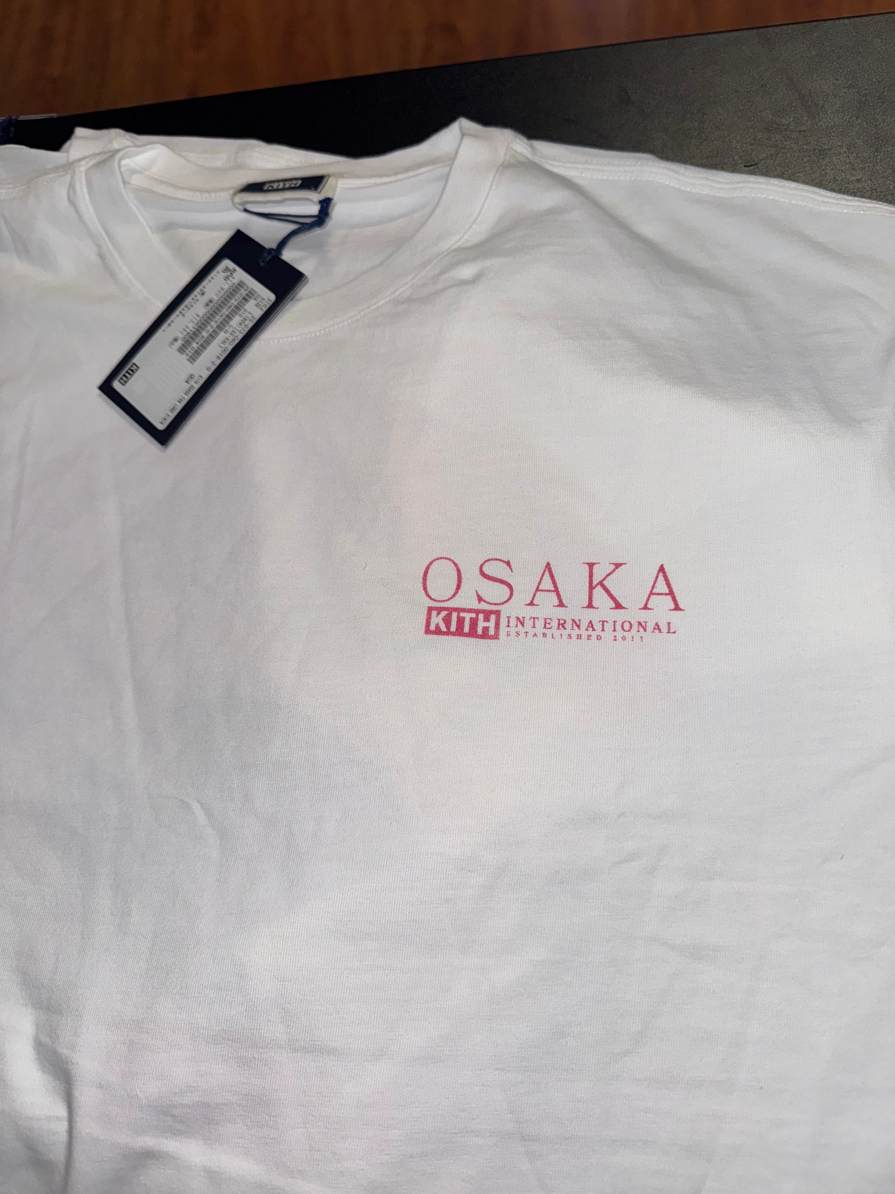Size L Kith Osaka Fan Tee “White” Brand New – Direct Kicks