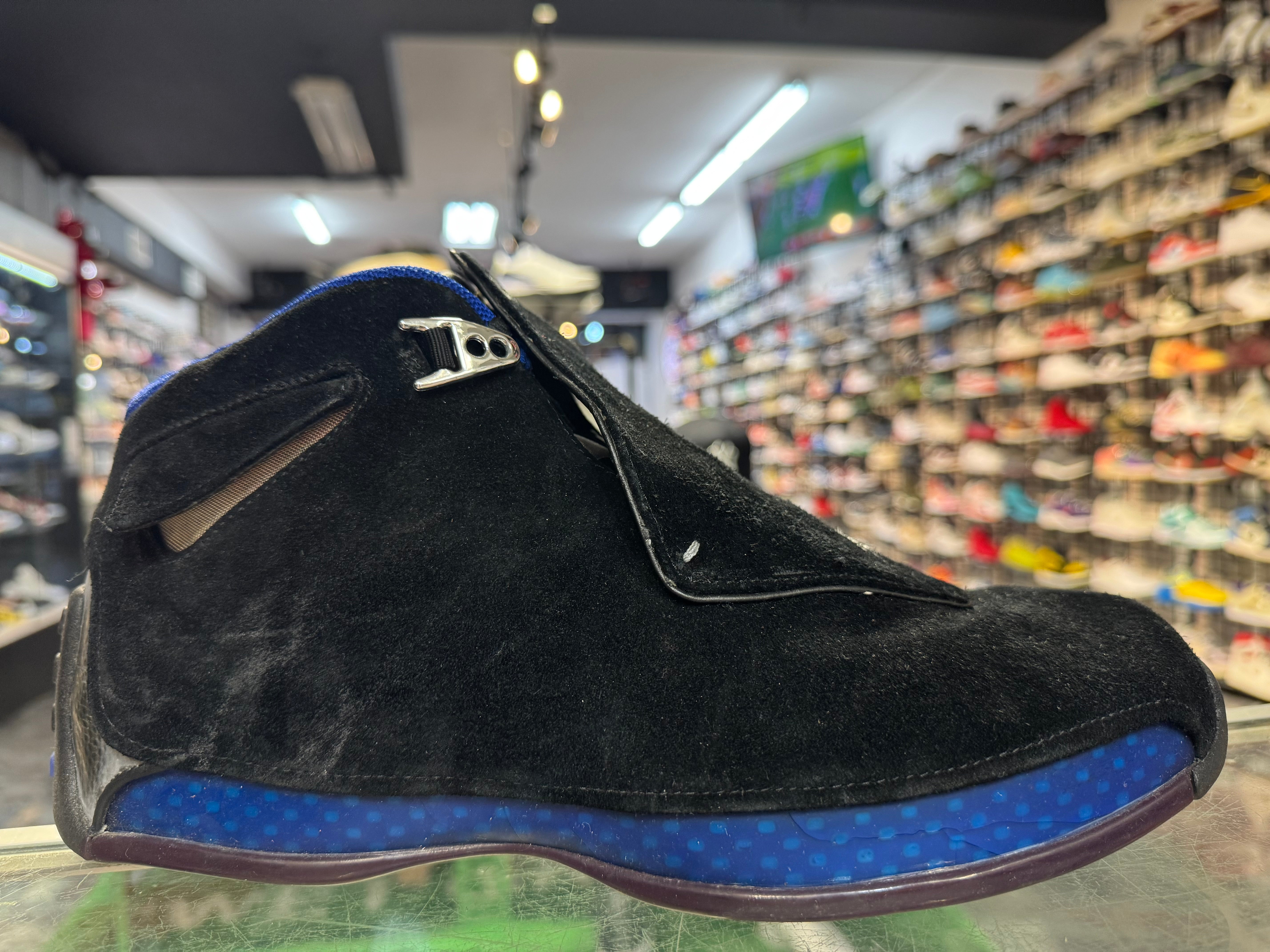 Size 11 Air Jordan 18 OG "Black Sport Royal" 2003