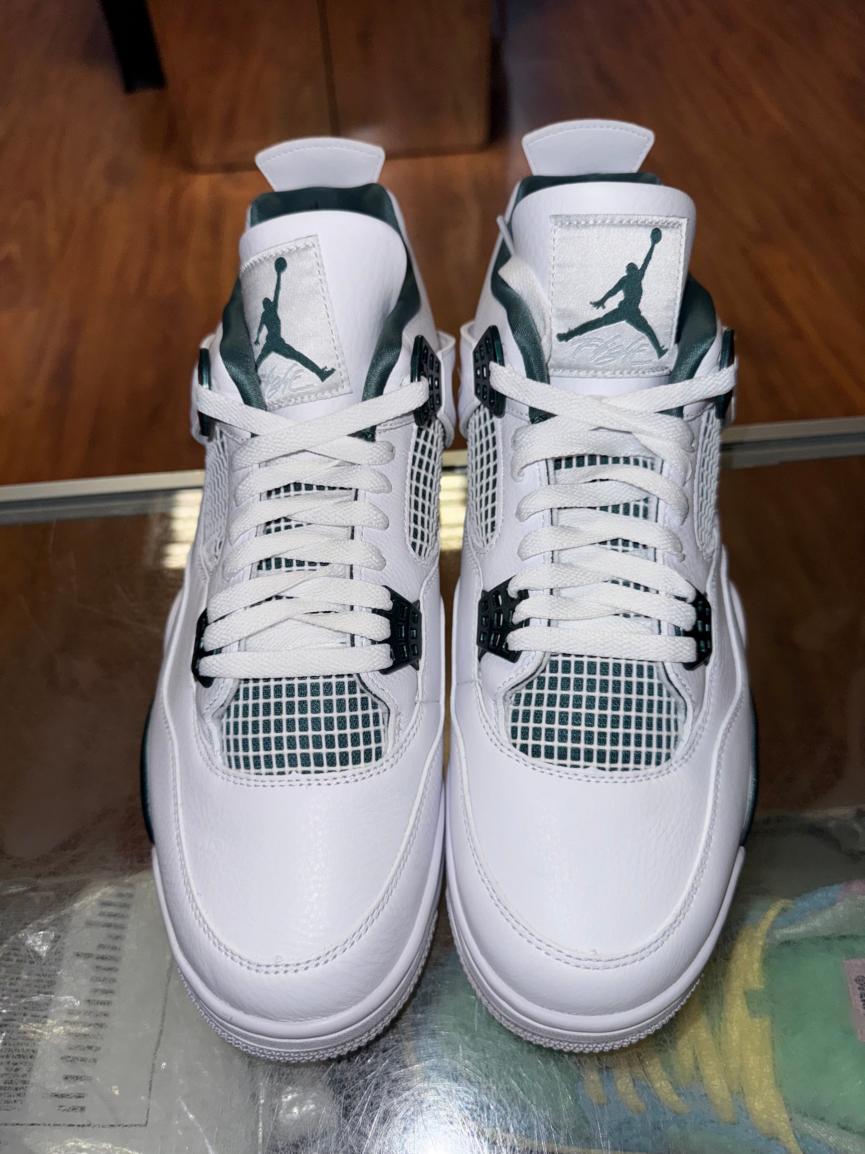 Size 8 Air Jordan 4 "Oxidized Green" Brand New