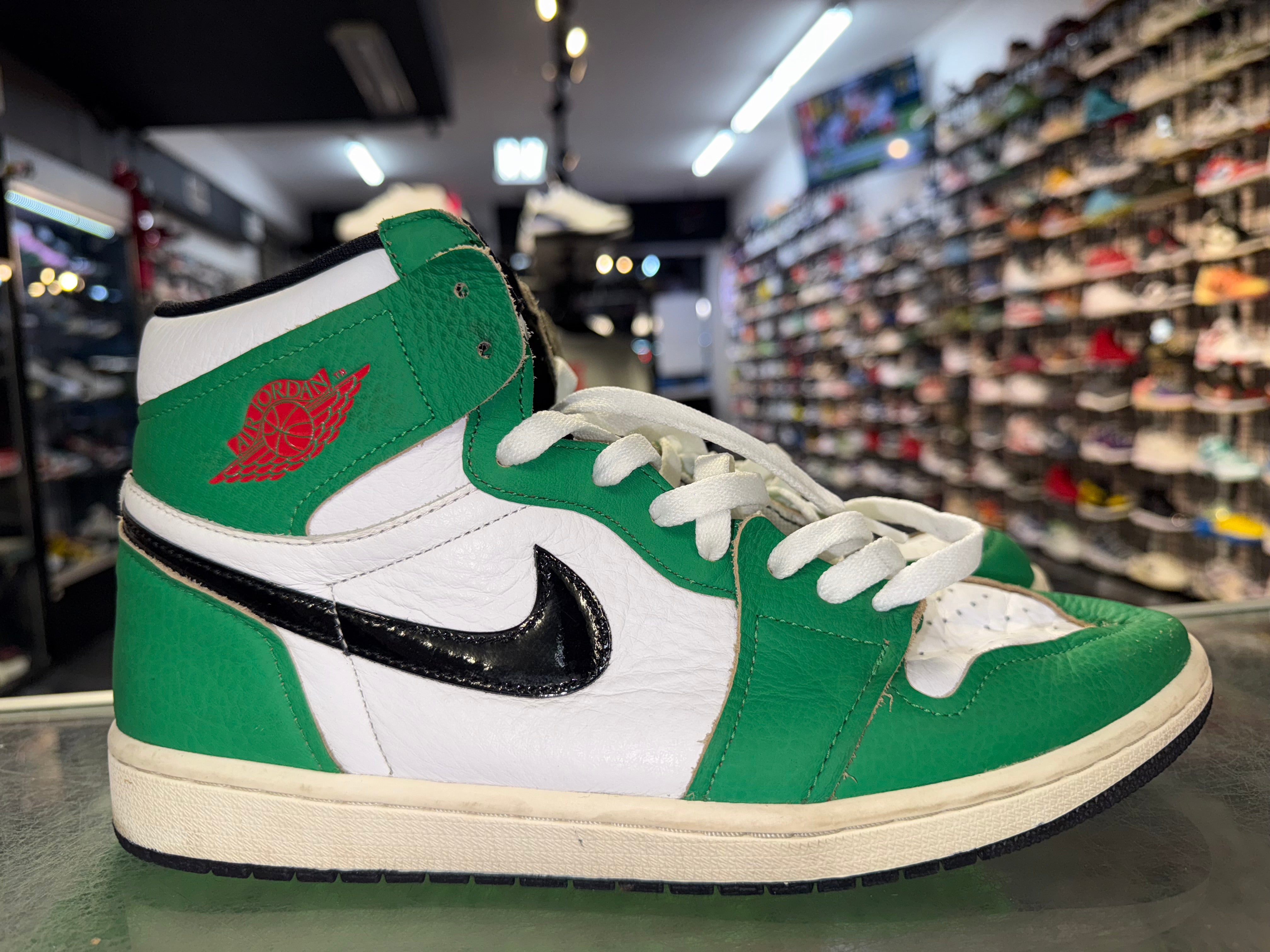 Size 10 (11.5W) AJ 1 "Lucky Green" - NB