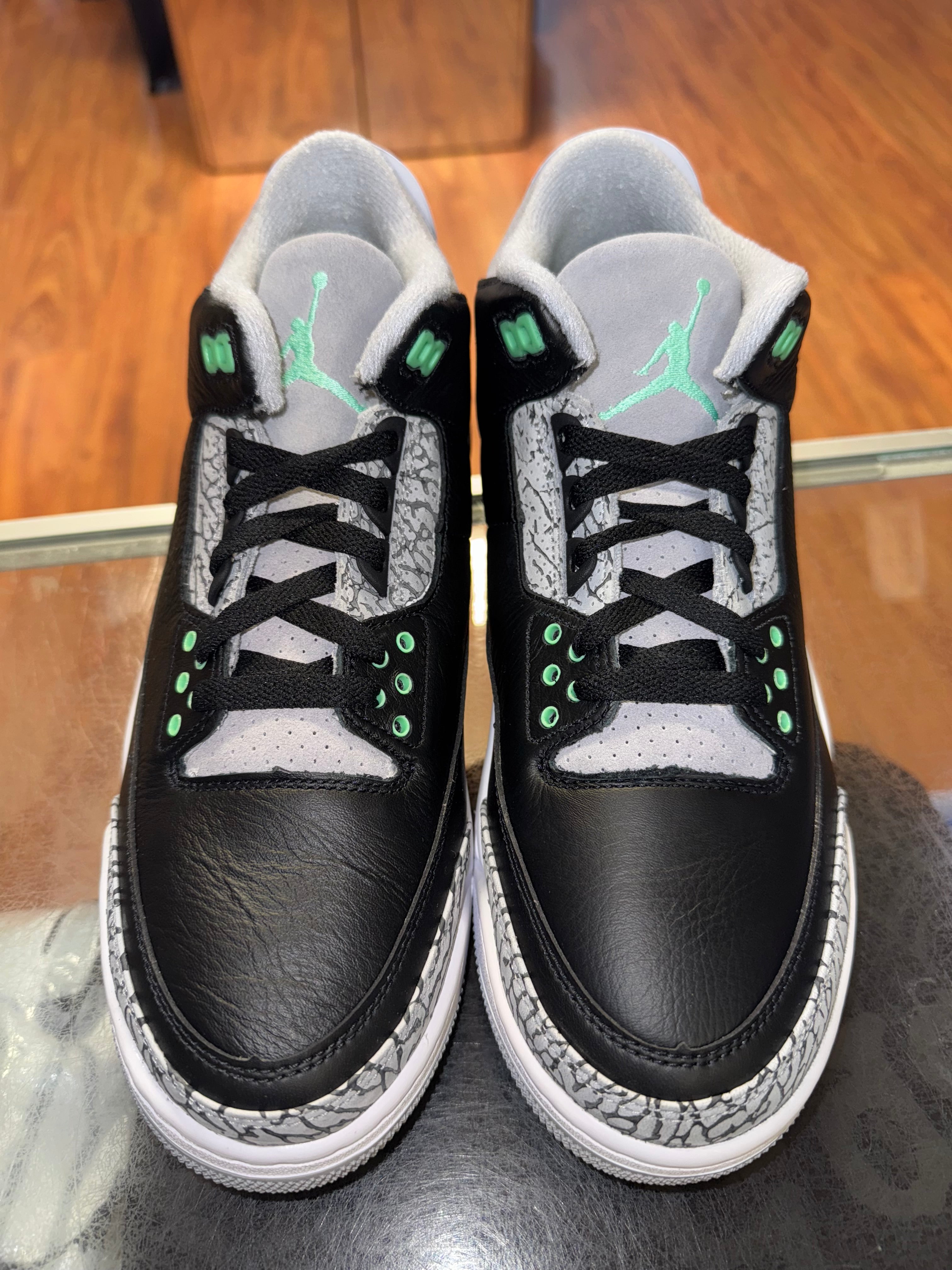 Size 8 Air Jordan 3 “Green Glow” Brand New
