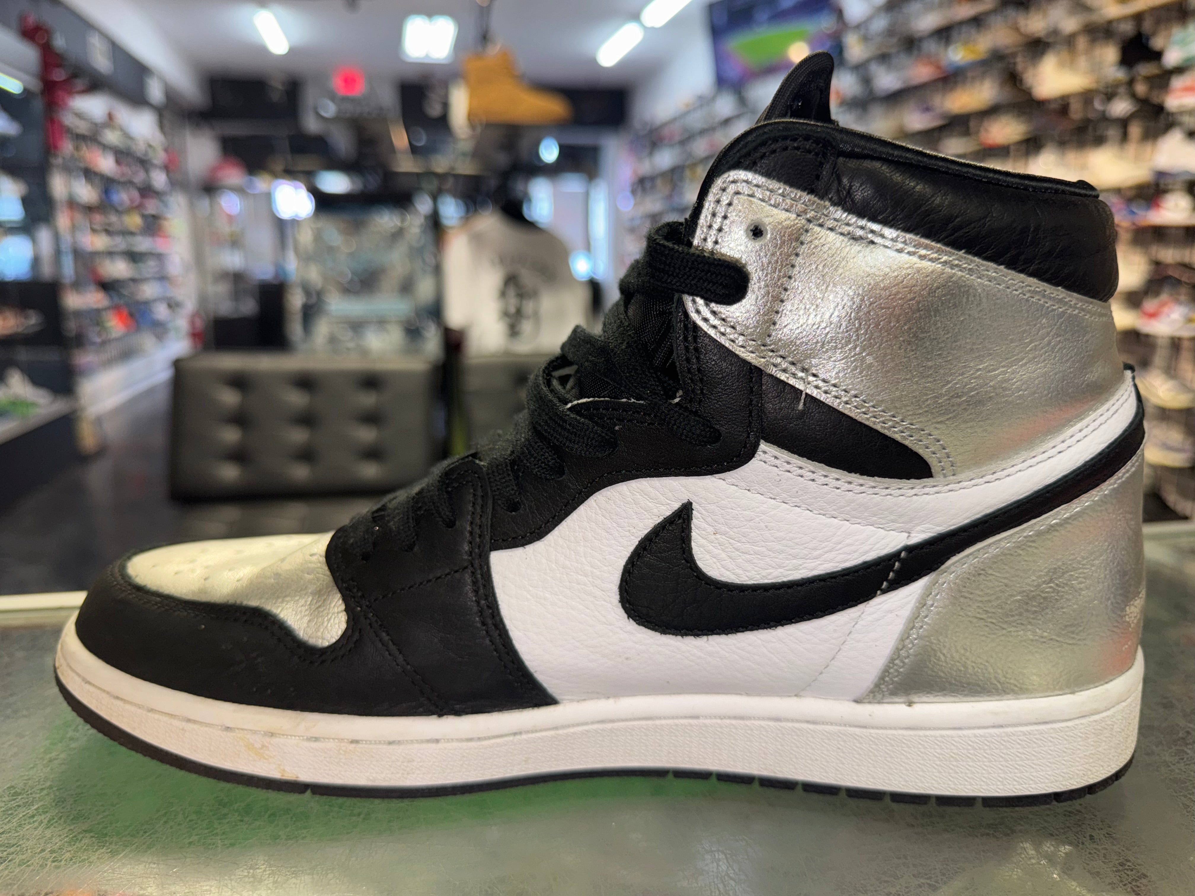 Size 10.5 (12W) Air Jordan 1 "Silver Toe"