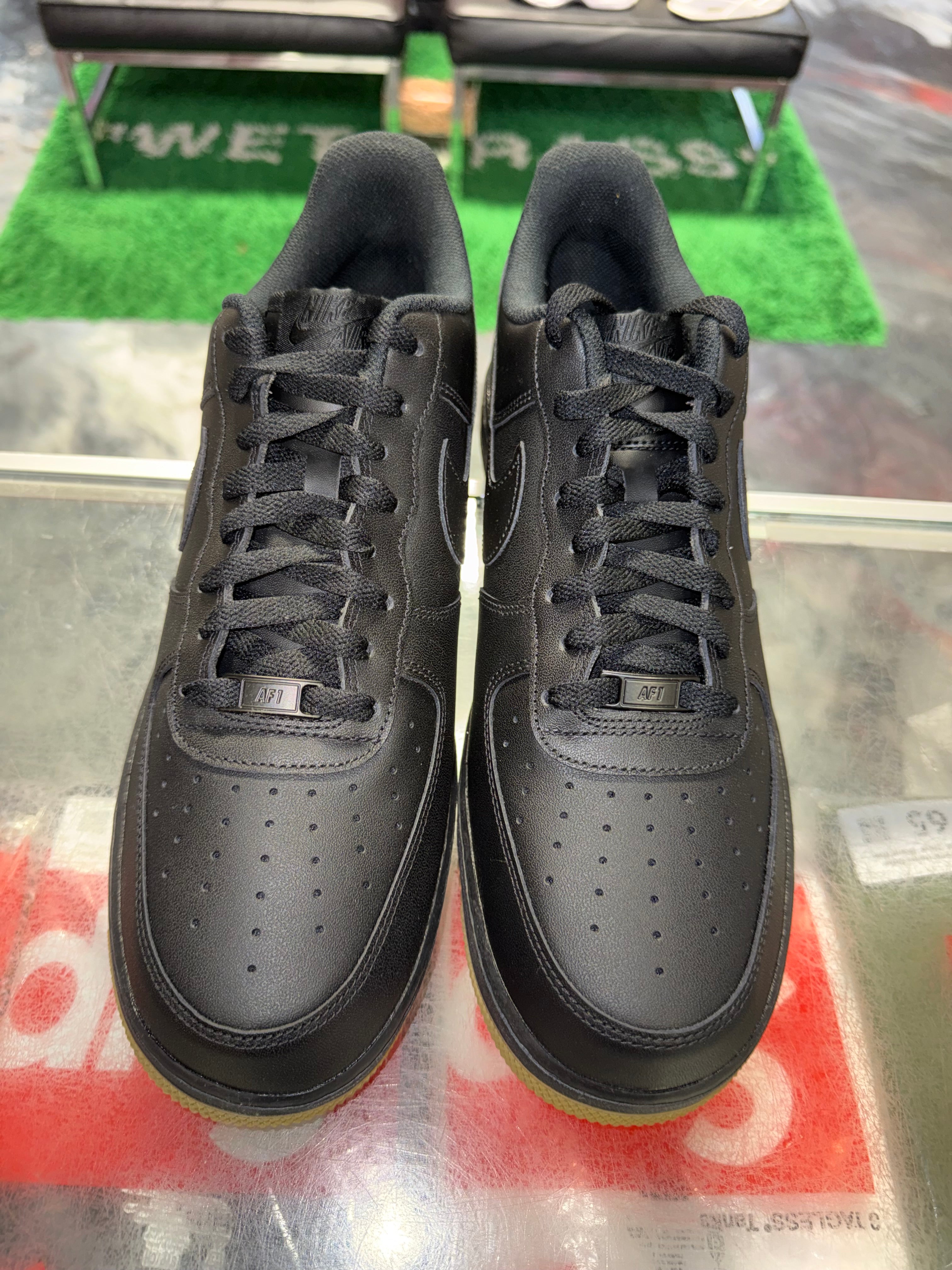 Size 13 Air Force 1 "Black Gum" Brand New