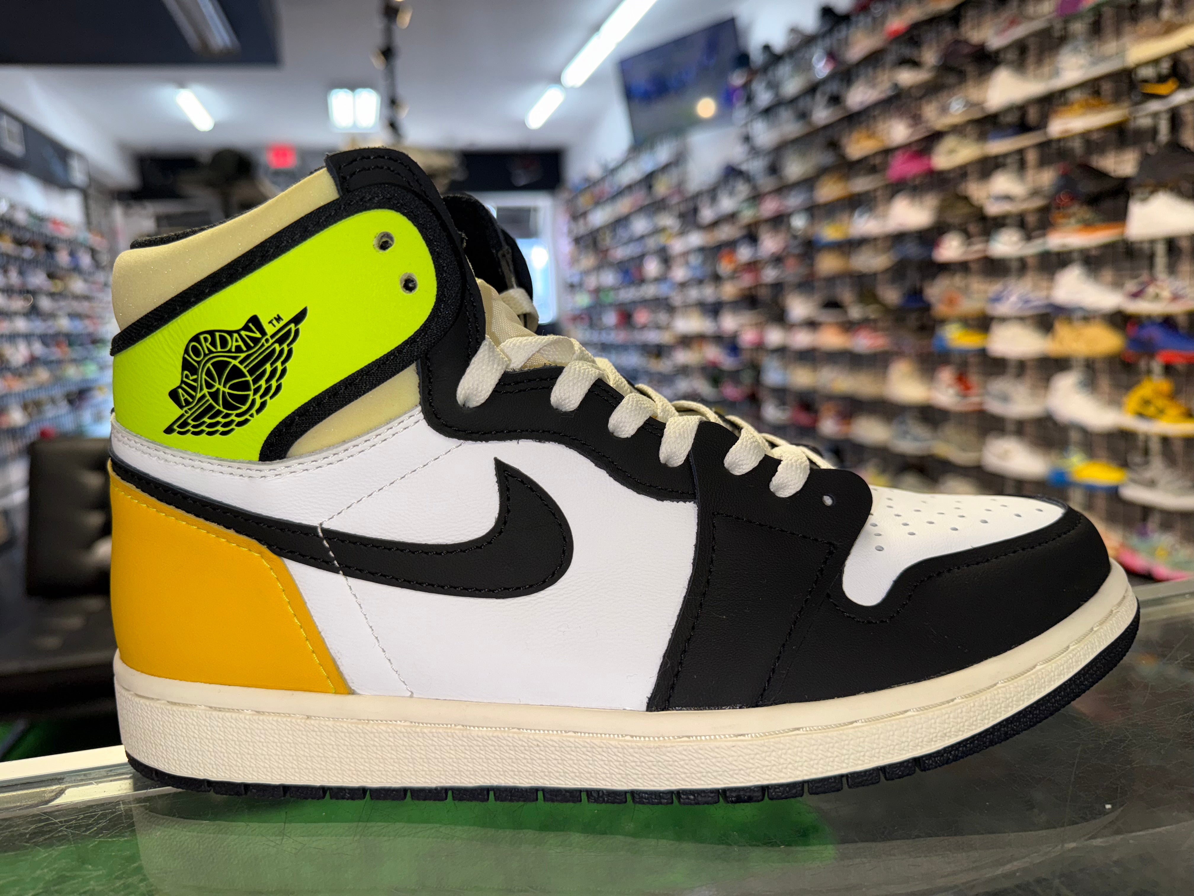 Size 9.5 Air Jordan 1 “Volt Gold”