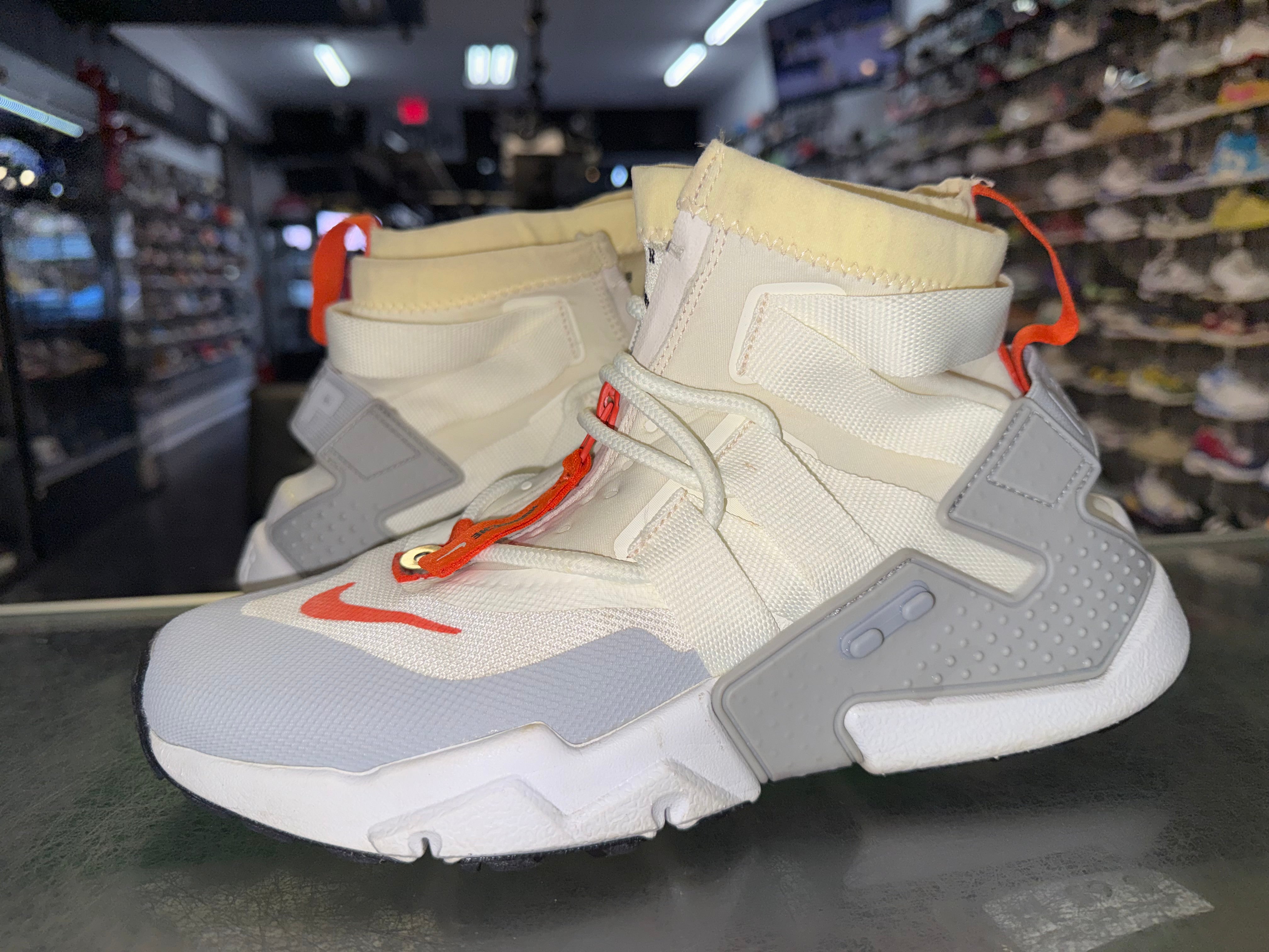 Size 8.5 Air Huarache Gripp "Sail Team Orange"