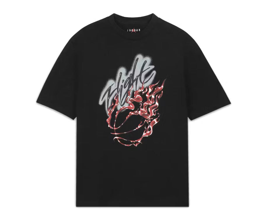 Size L Travis Scott x Jordan Flight Tee “Black” Brand New