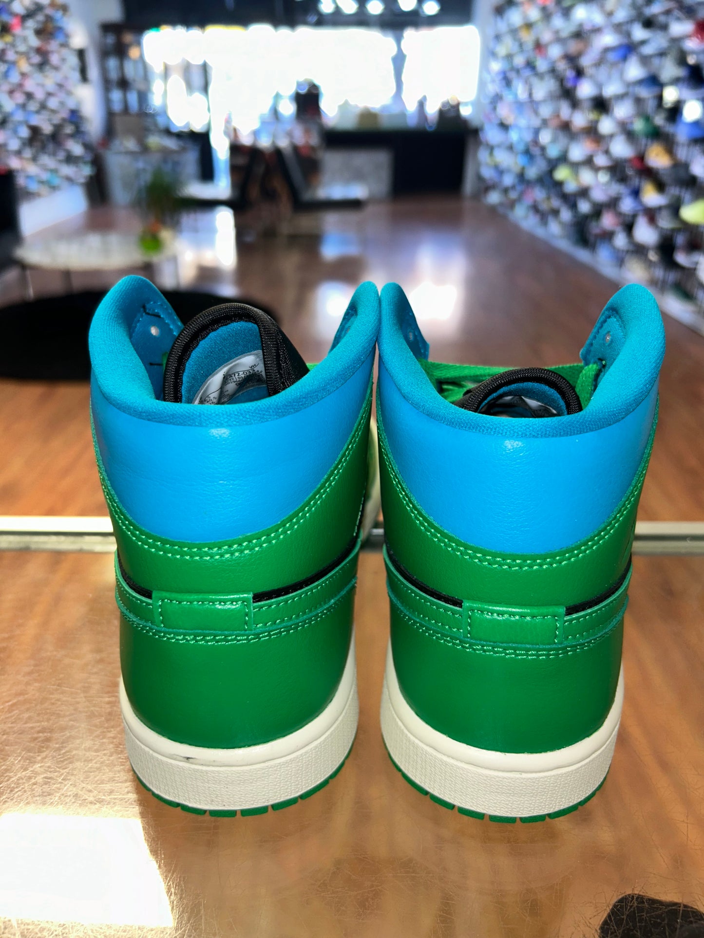 Size 7.5 (9W) Air Jordan 1 Mid “Green Aquatone” Brand New (MAMO)
