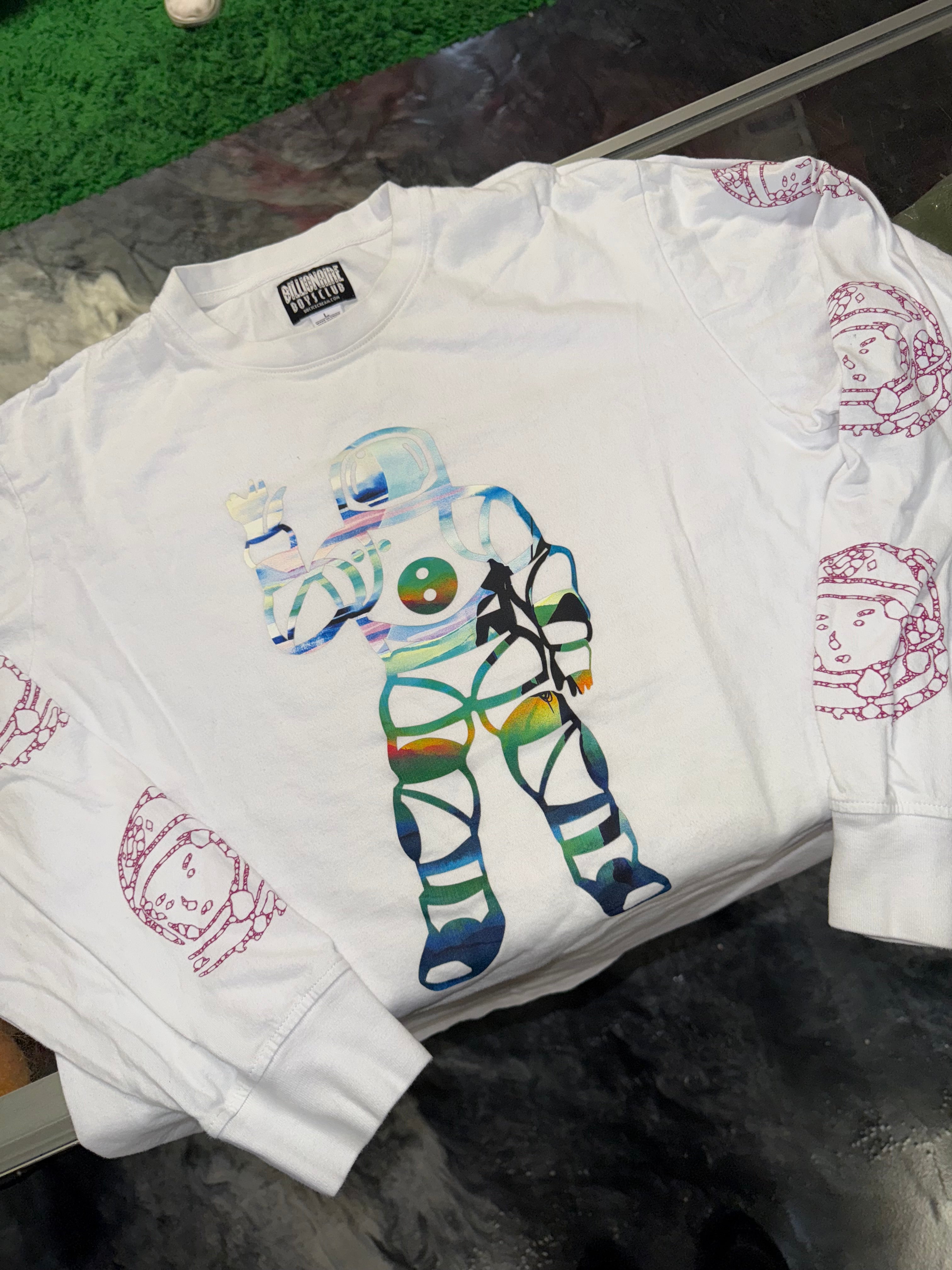 Size L Billionaire Boys Club Astronaut Long Sleeve “White”