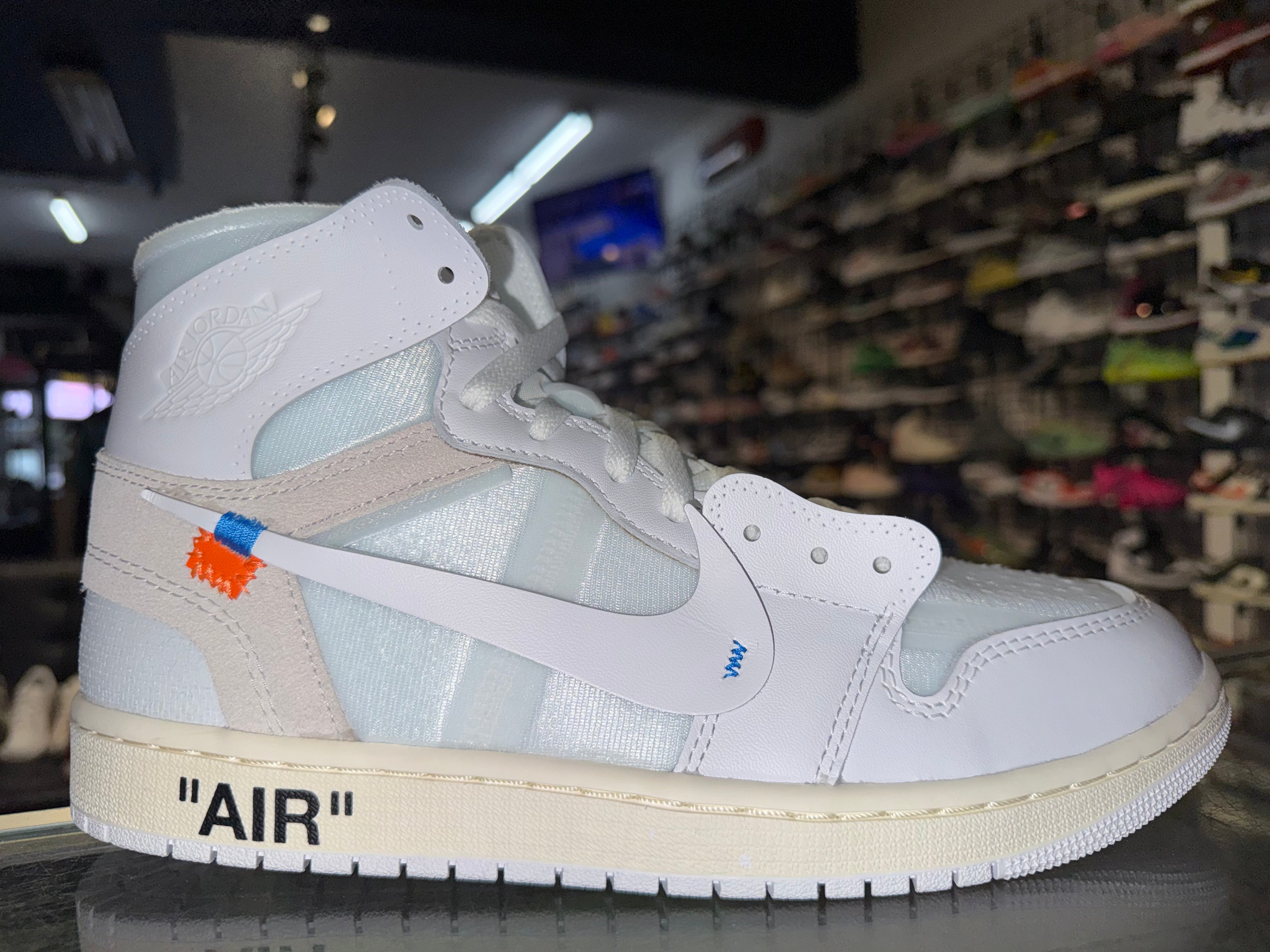 Size 10 Air Jordan 1 Virgil Abloh Archive "Alaska" Brand New