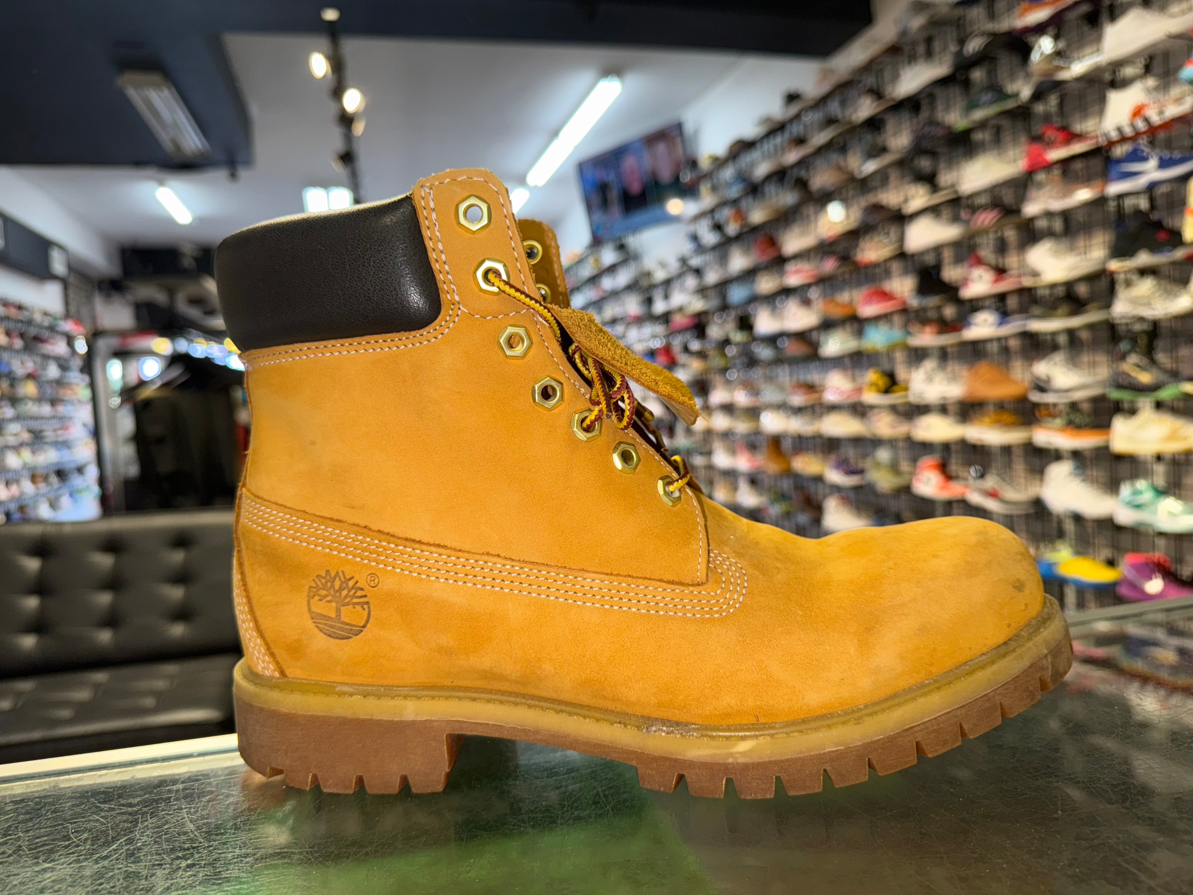 Size 10 Timberland 6 Inch Premium Boot "Wheat"