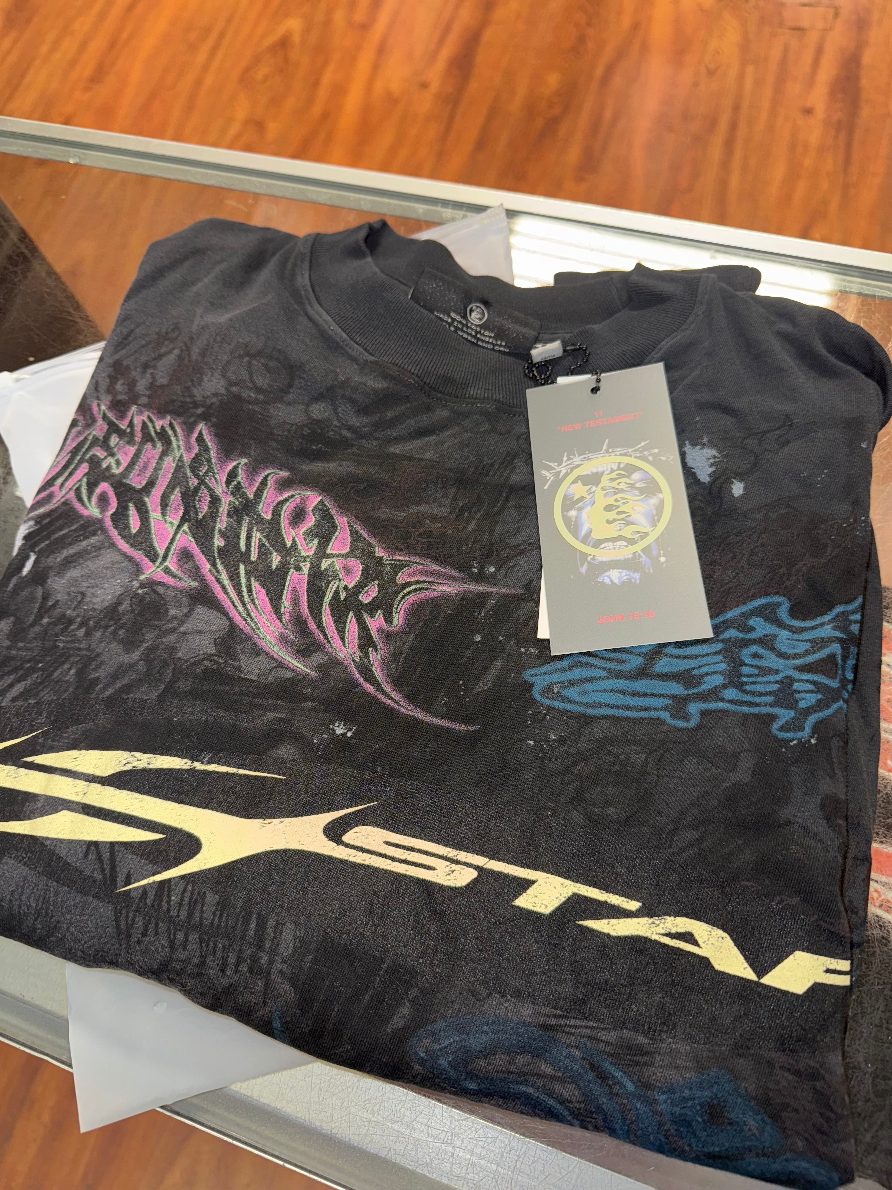 Size XS Hellstar HSTAR Long Sleeve “Black” Brand New