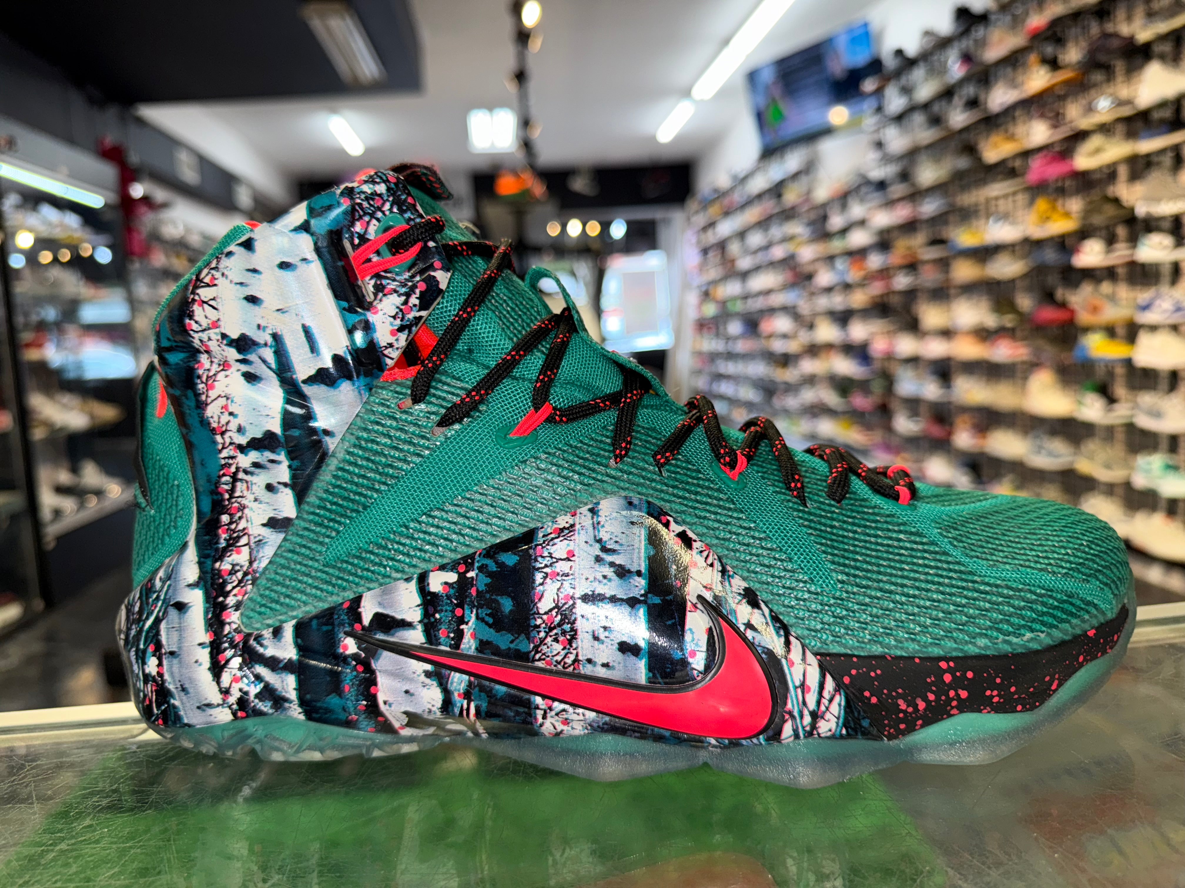 Size 11.5 Lebron 12 "Akron Birch"