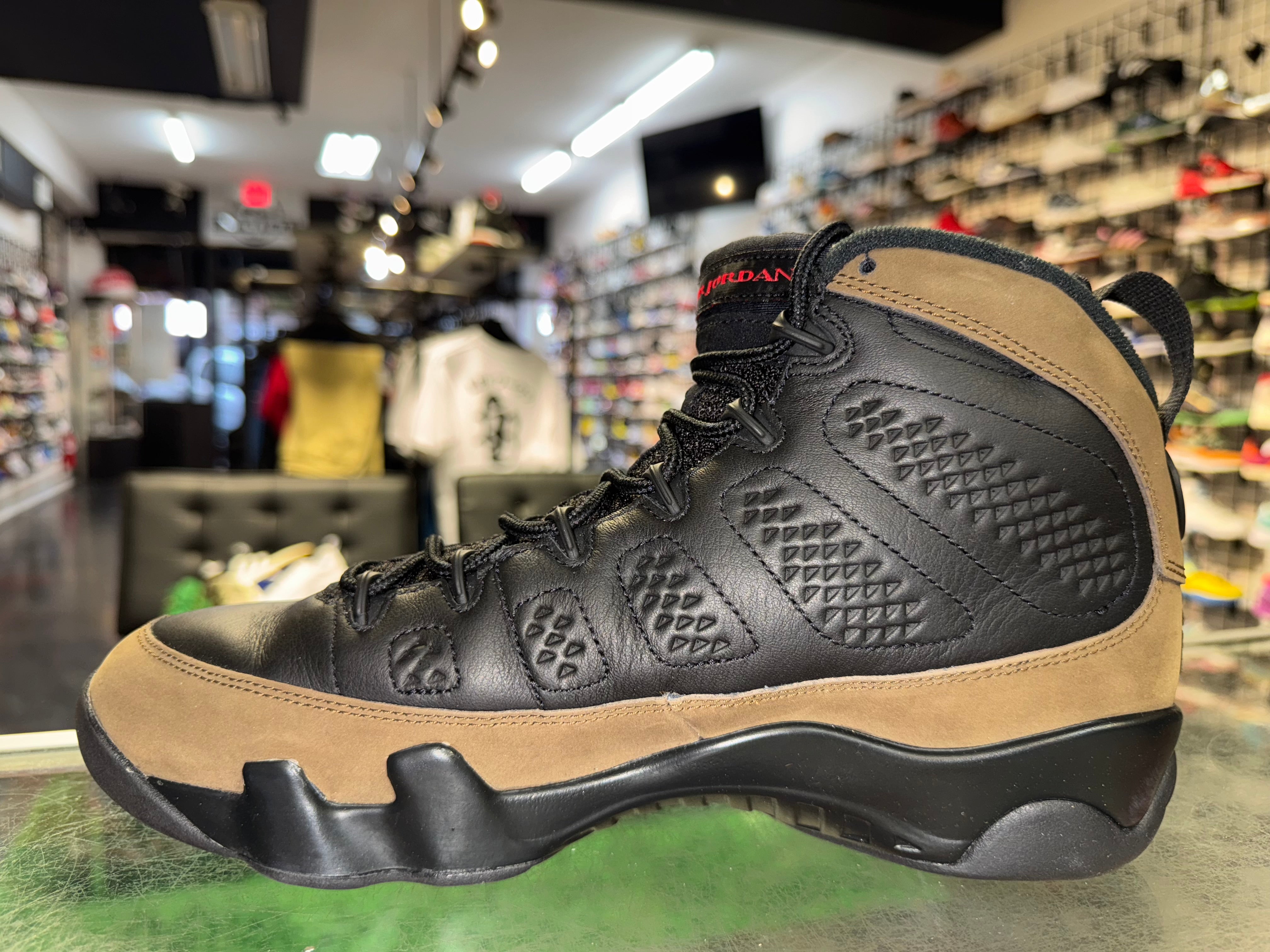 Size 10 Air Jordan 9 "Olive"