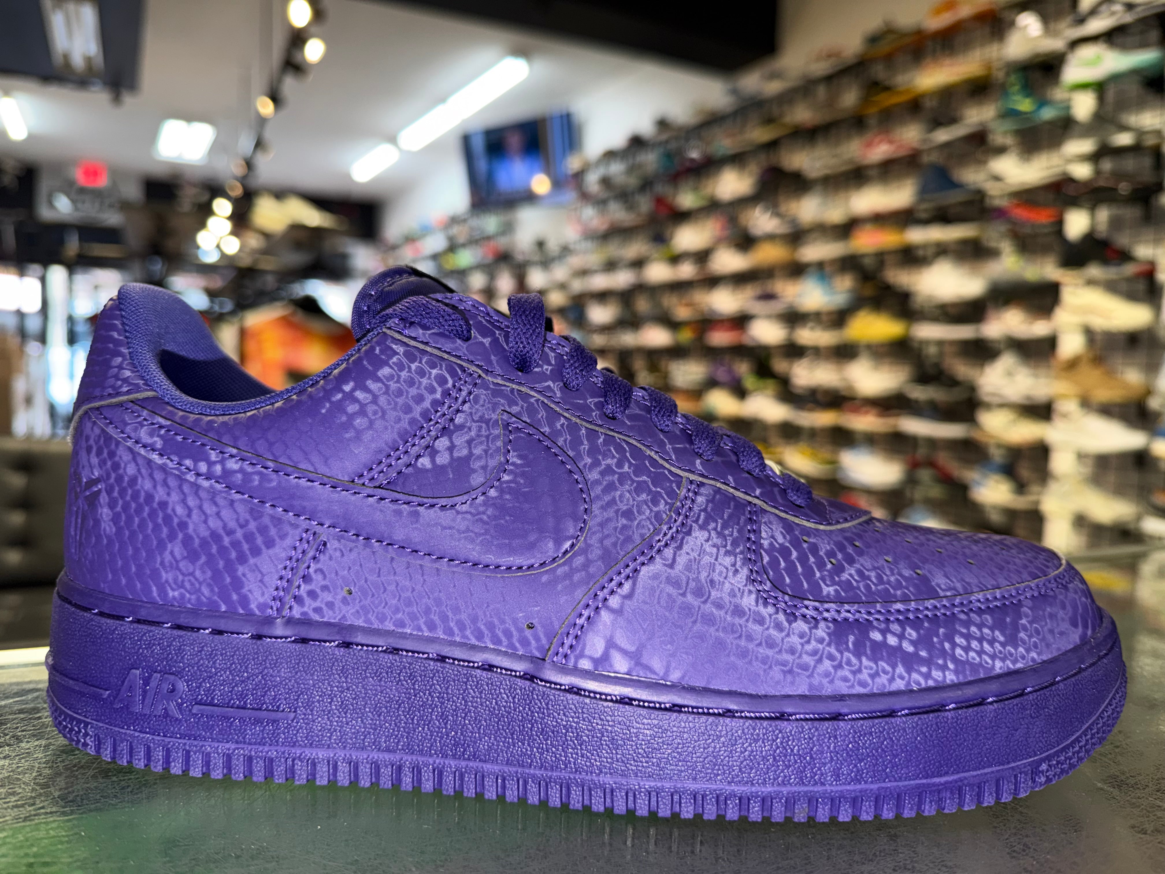 Size 9 Air Force 1 Kobe Bryant "Court Purple" Brand New