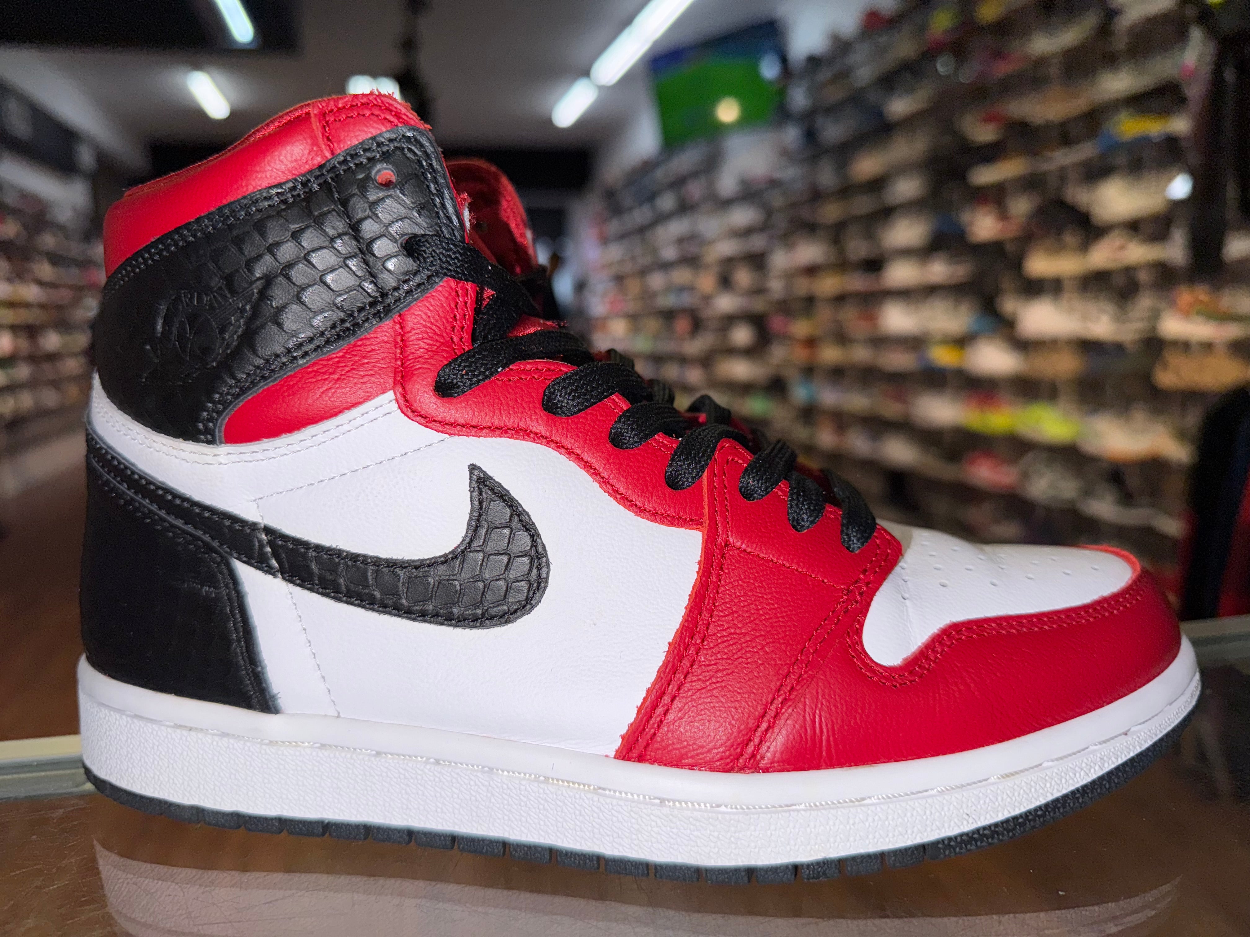 Size 5.5 (7W) Air Jordan 1 "Satin Snakeskin"