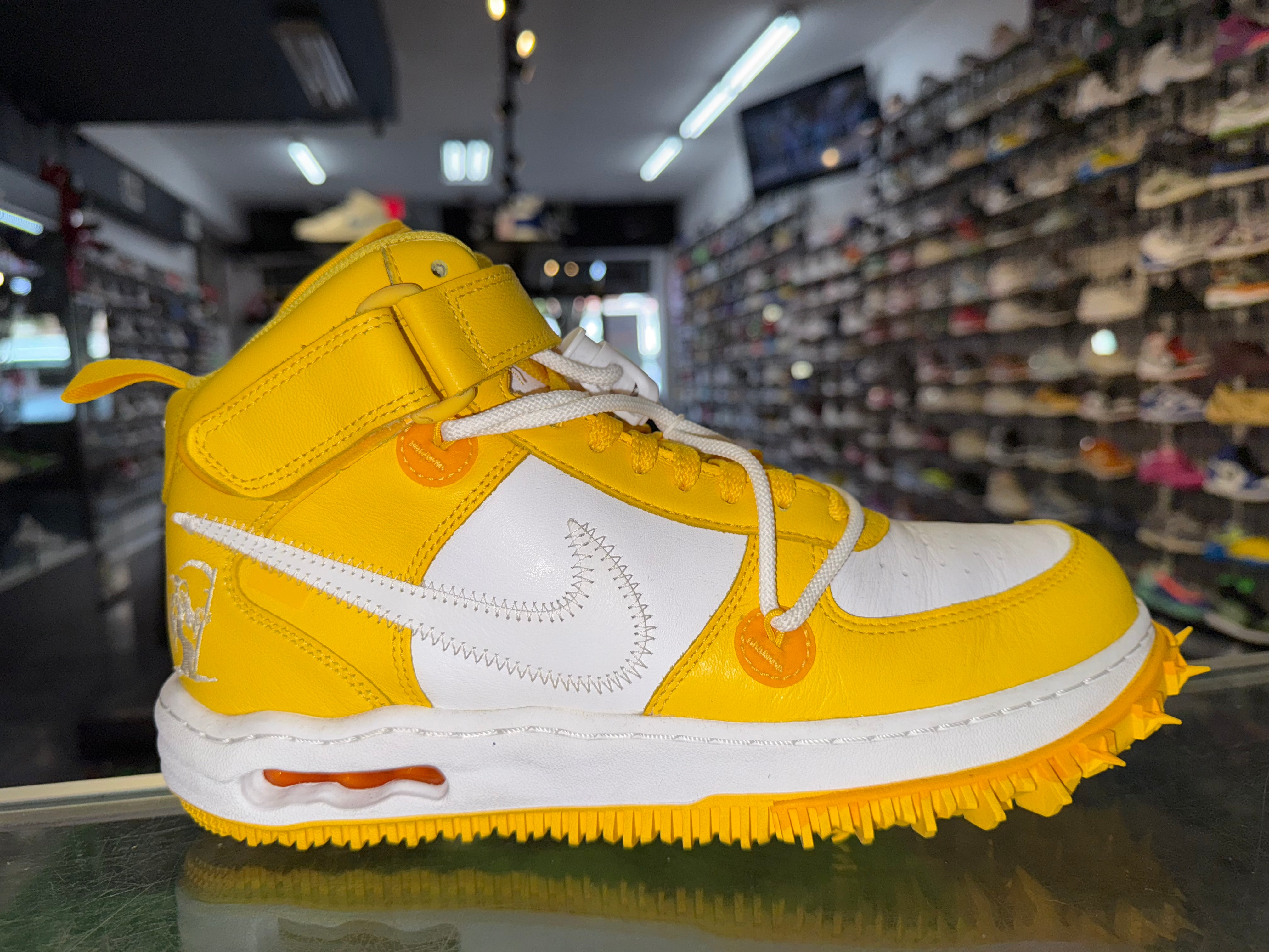 Size 10 Air Force 1 Off White "Varsity Maize"