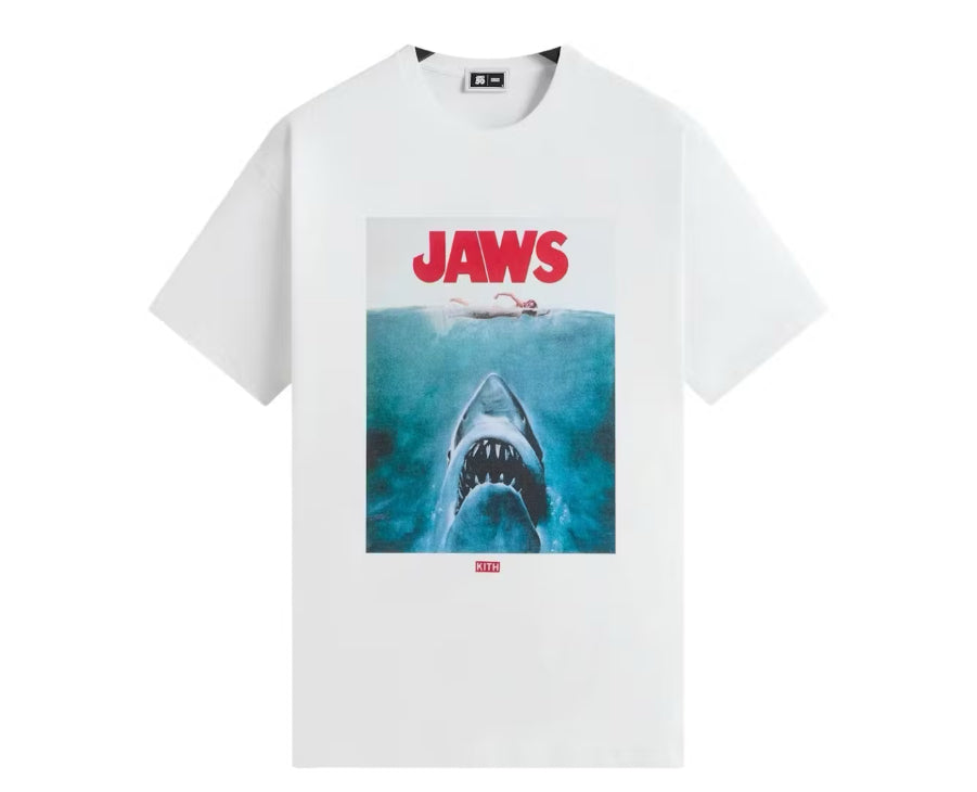 Size XL Kith Jaws Main Poster Tee “White” Brand New