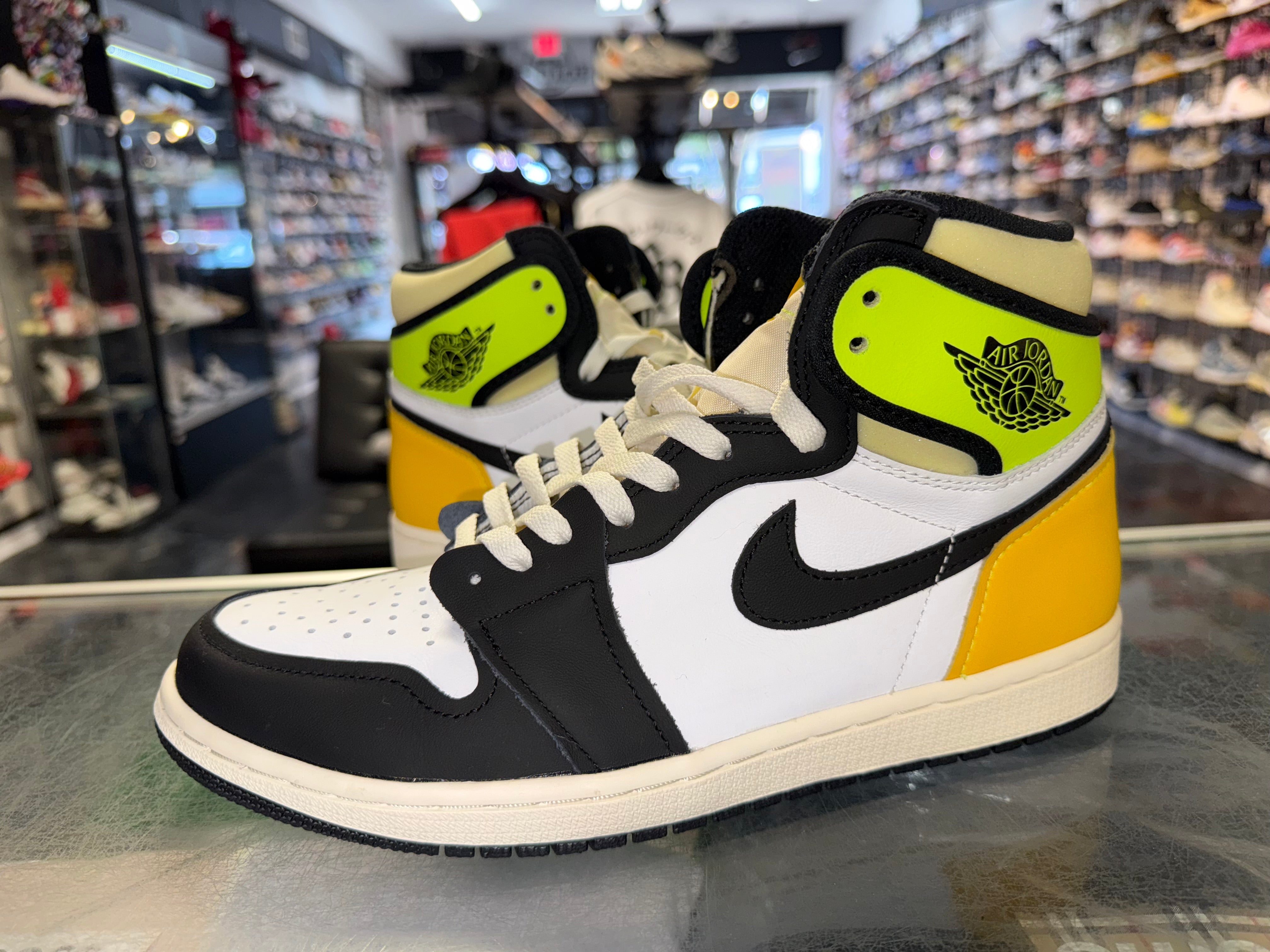 Size 9.5 Air Jordan 1 “Volt Gold”