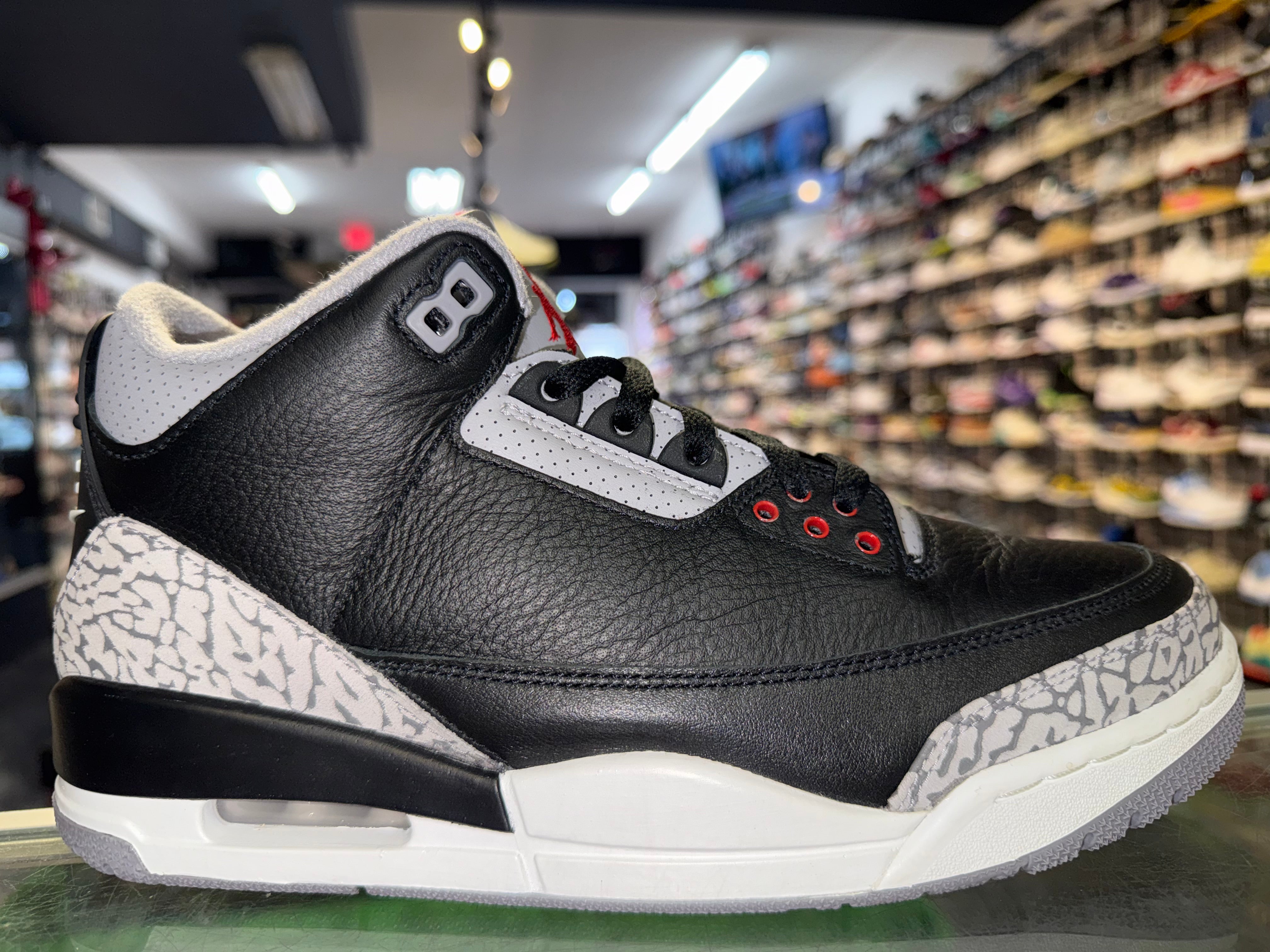 Size 9 Air Jordan 3 "Black Cement" 2024