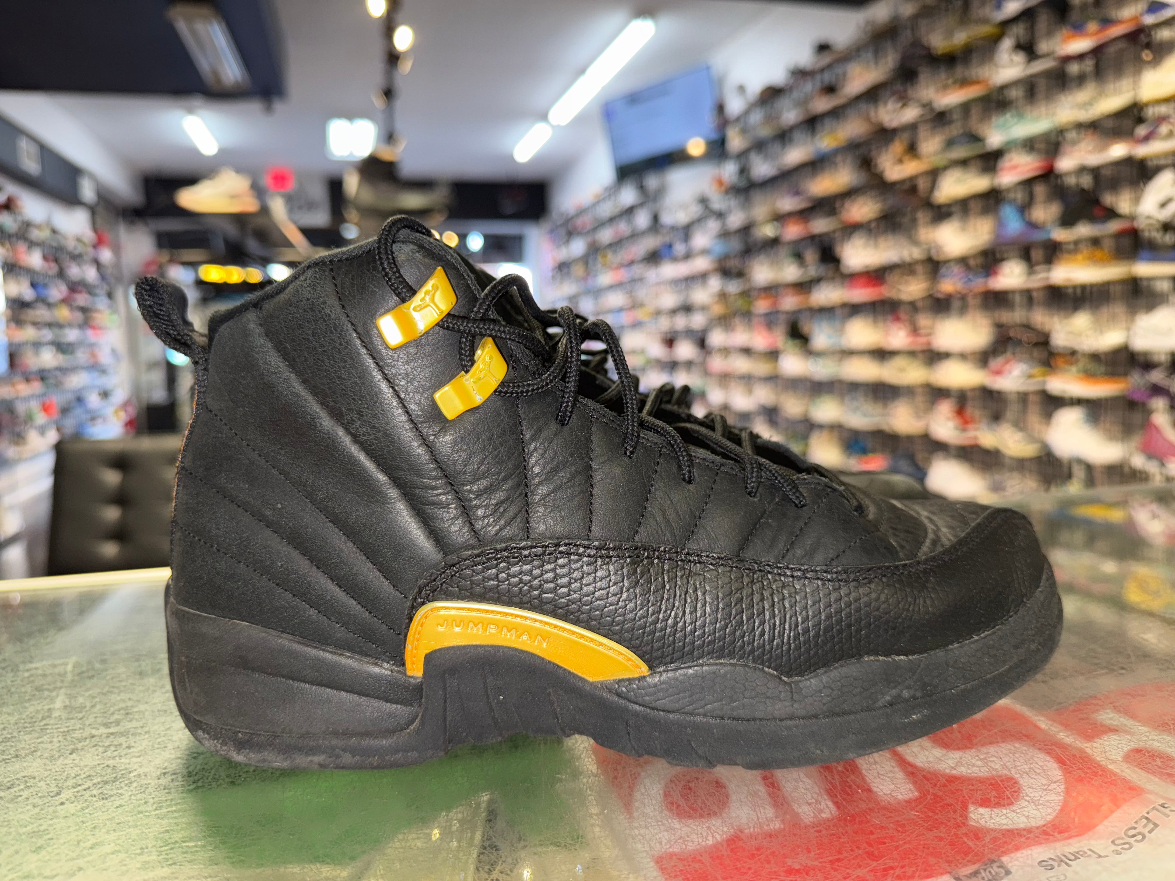 Size 7y Air Jordan 12 "Black Taxi" - NB