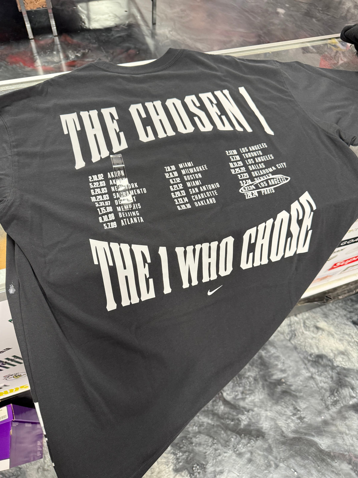 Nike LeBron Chosen 1 Tee Black, new, size XL – view 2