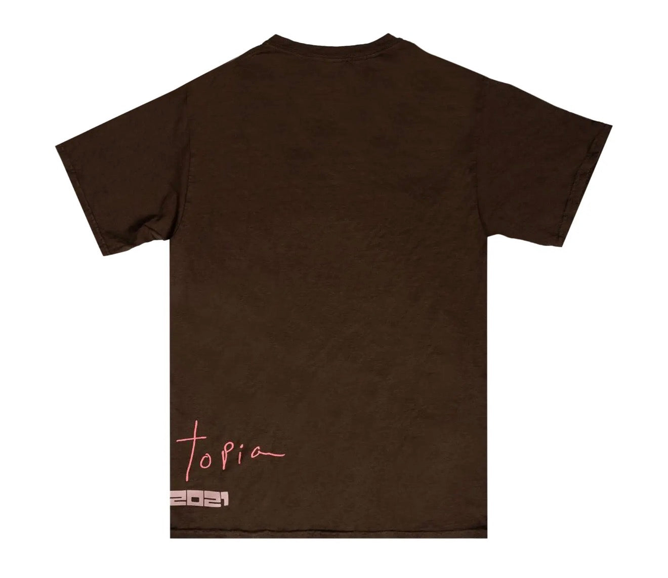 Size M Travis Scott All Seeing Hands Tee “Brown” Brand New