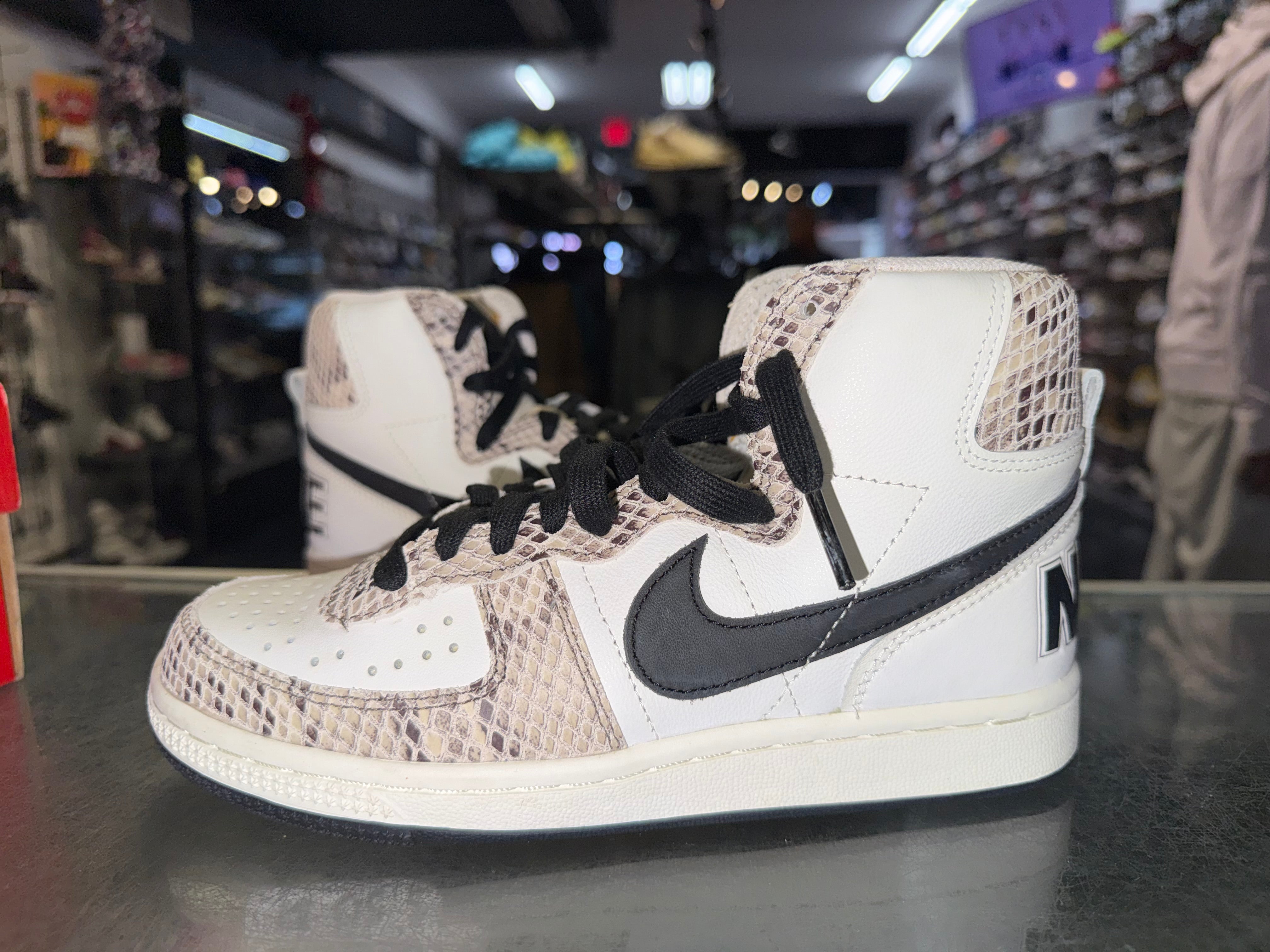 Size 4 (5.5W) Nike Terminator High "Python"