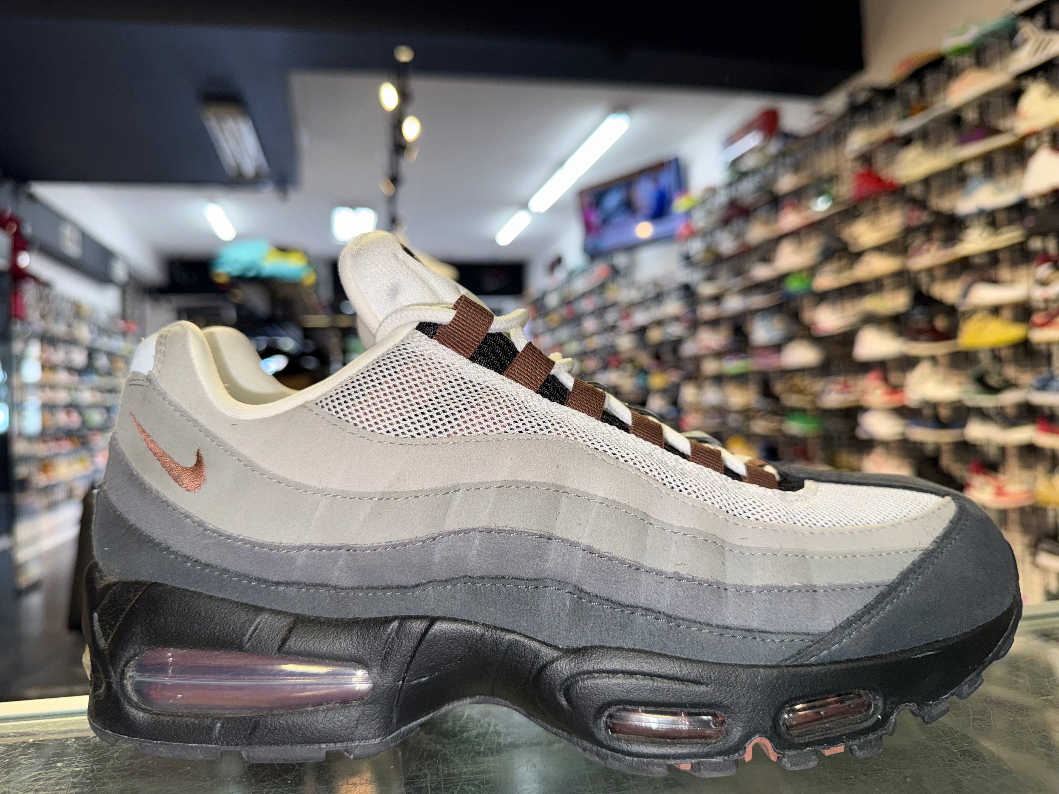 Size 10 (11.5W) Air Max 95 OG Big Bubble "Fauna Brown"