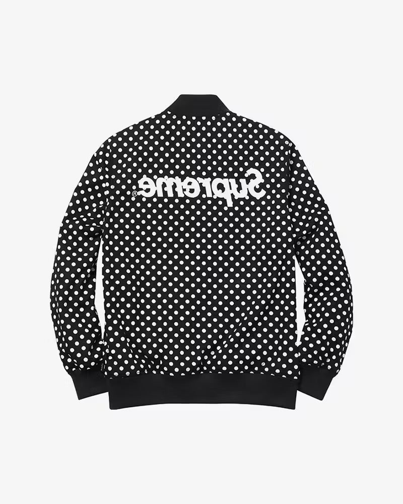 Size L Supreme CDG Reversible Buttoned Jacket “Multicolor”