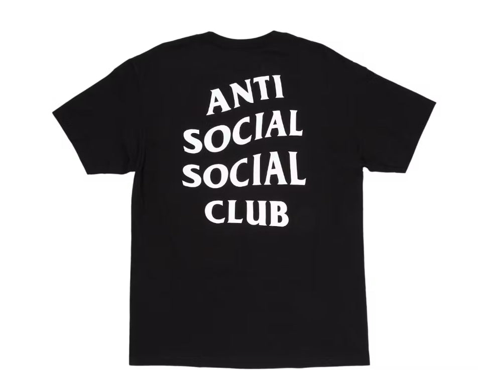 Size XL Anti Social Social Club Logo Tee “Black”
