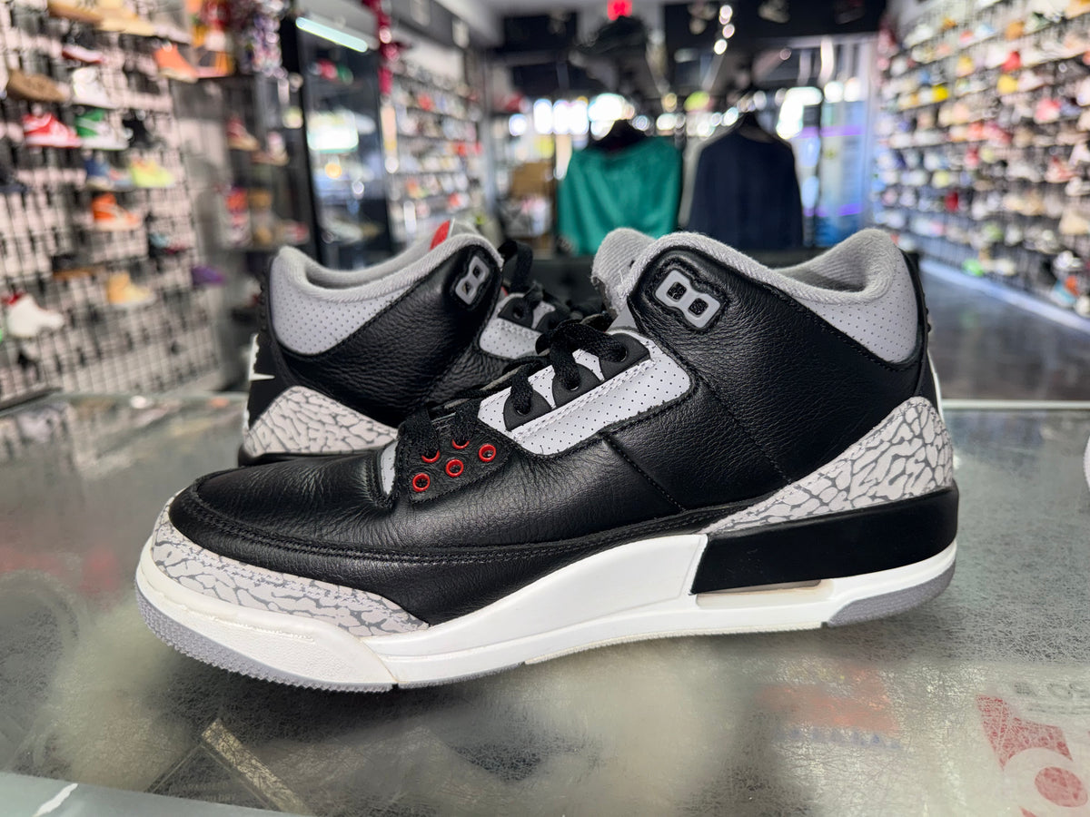 Air Jordan 3 Black Cement sneaker, pre-owned, size 9.5 – view 4